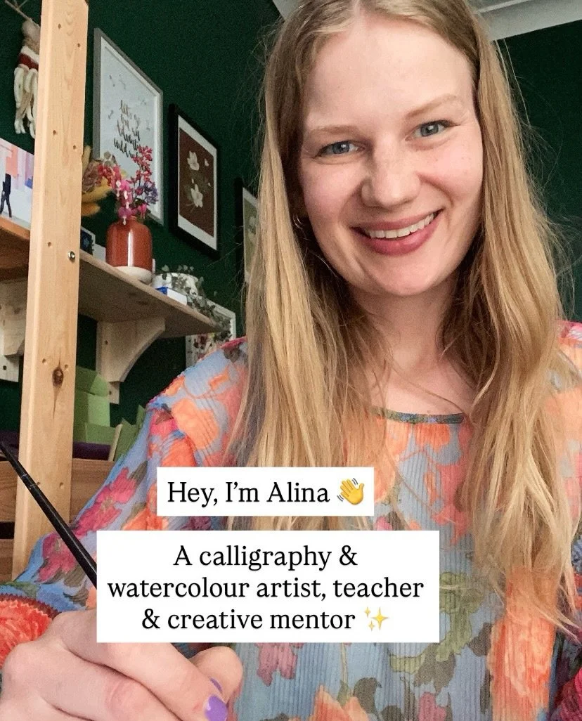It&rsquo;s been a while since I&rsquo;ve done a little introduction! I thought I&rsquo;d say a proper hello 💛

#creativebusiness #calligrapher #eastsussexart #ukevents #artworkshops