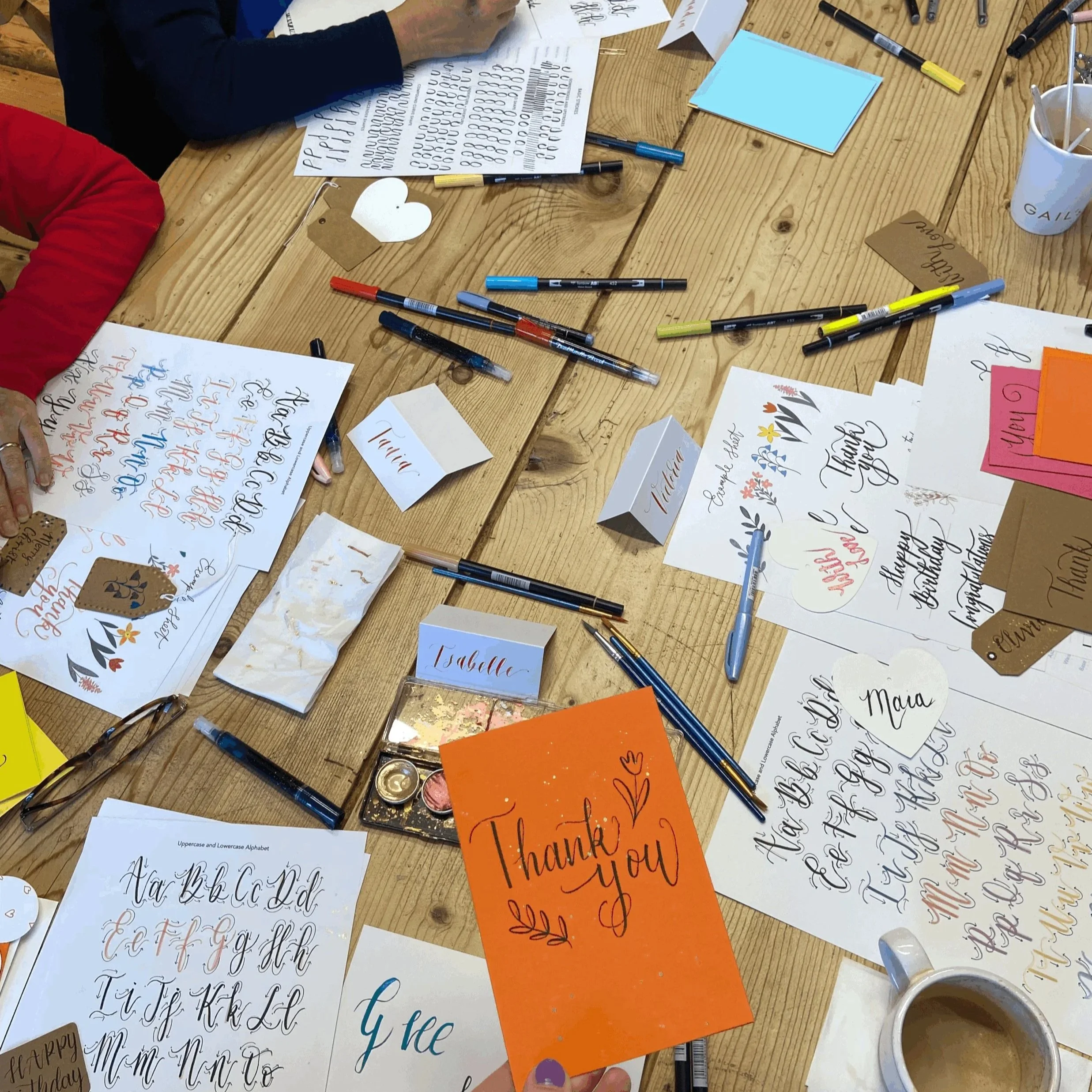 brush lettering class brighton hove