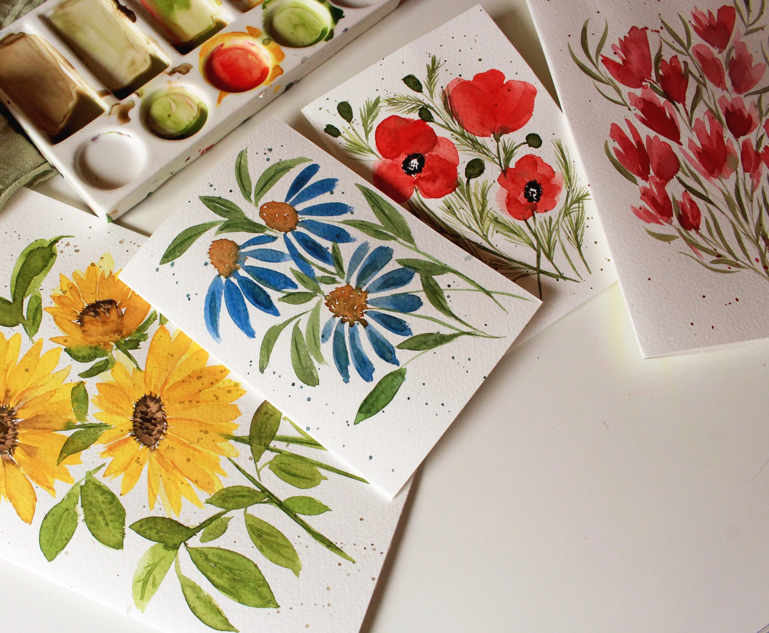 watercolour flowers workshop in Brighton.jpg