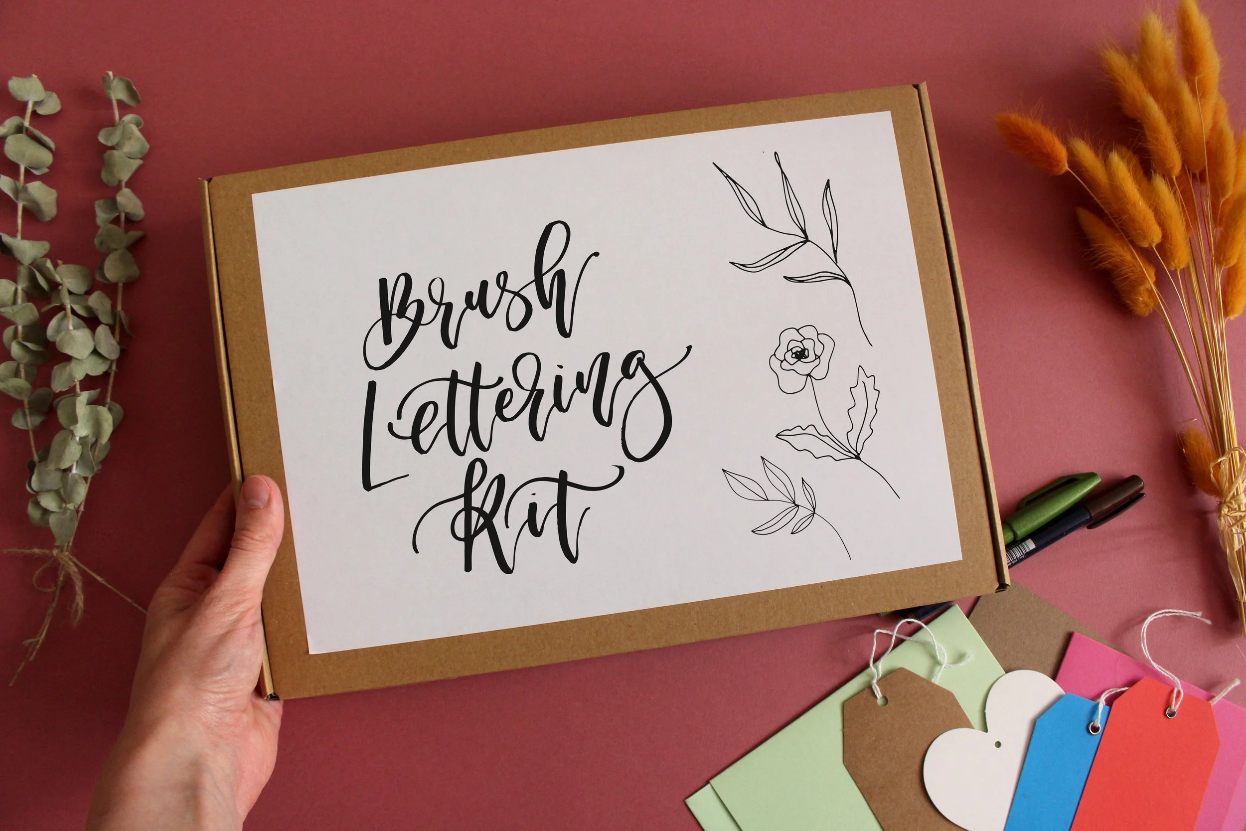 Brush Lettering Starter Kit + Beginners Online Course