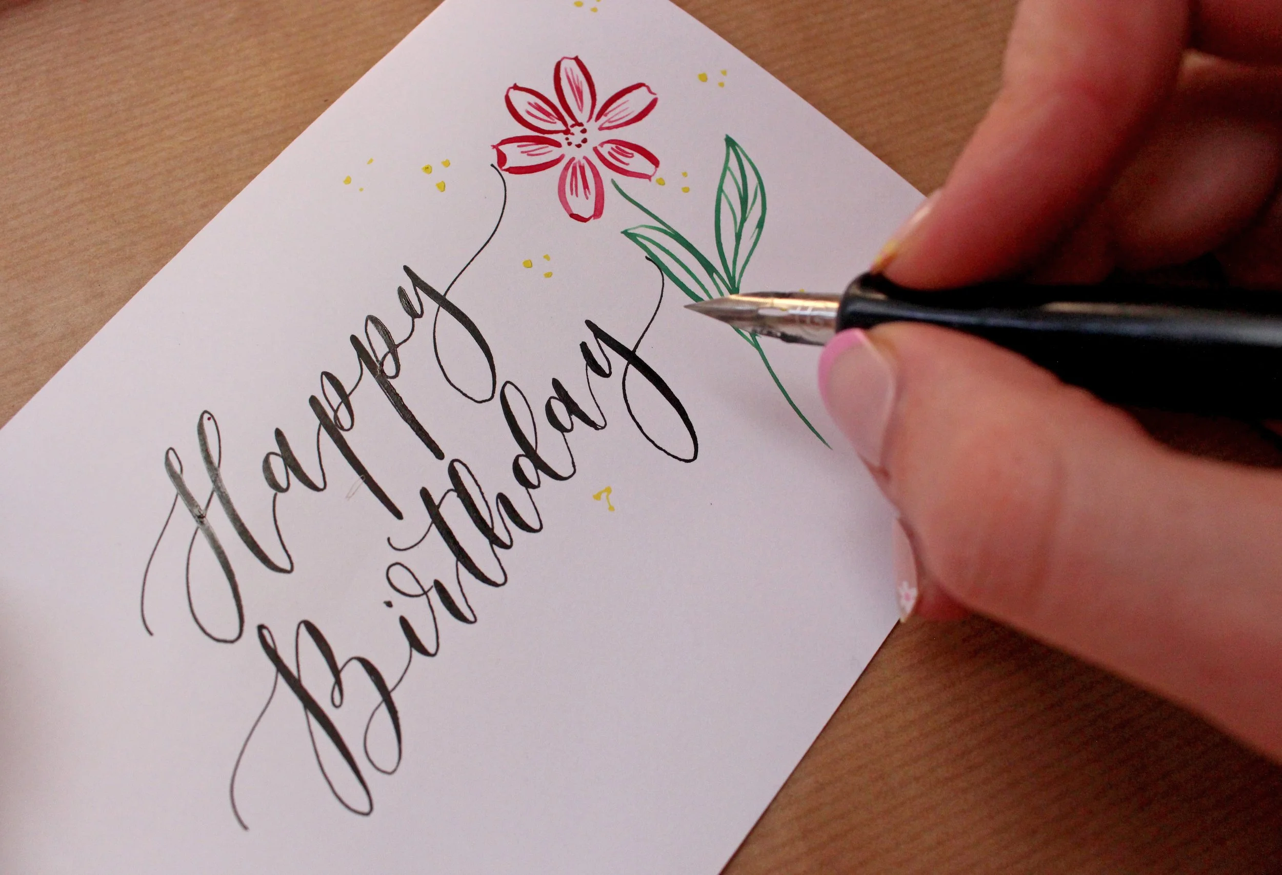 beginner dip pen calligraphy east sussex