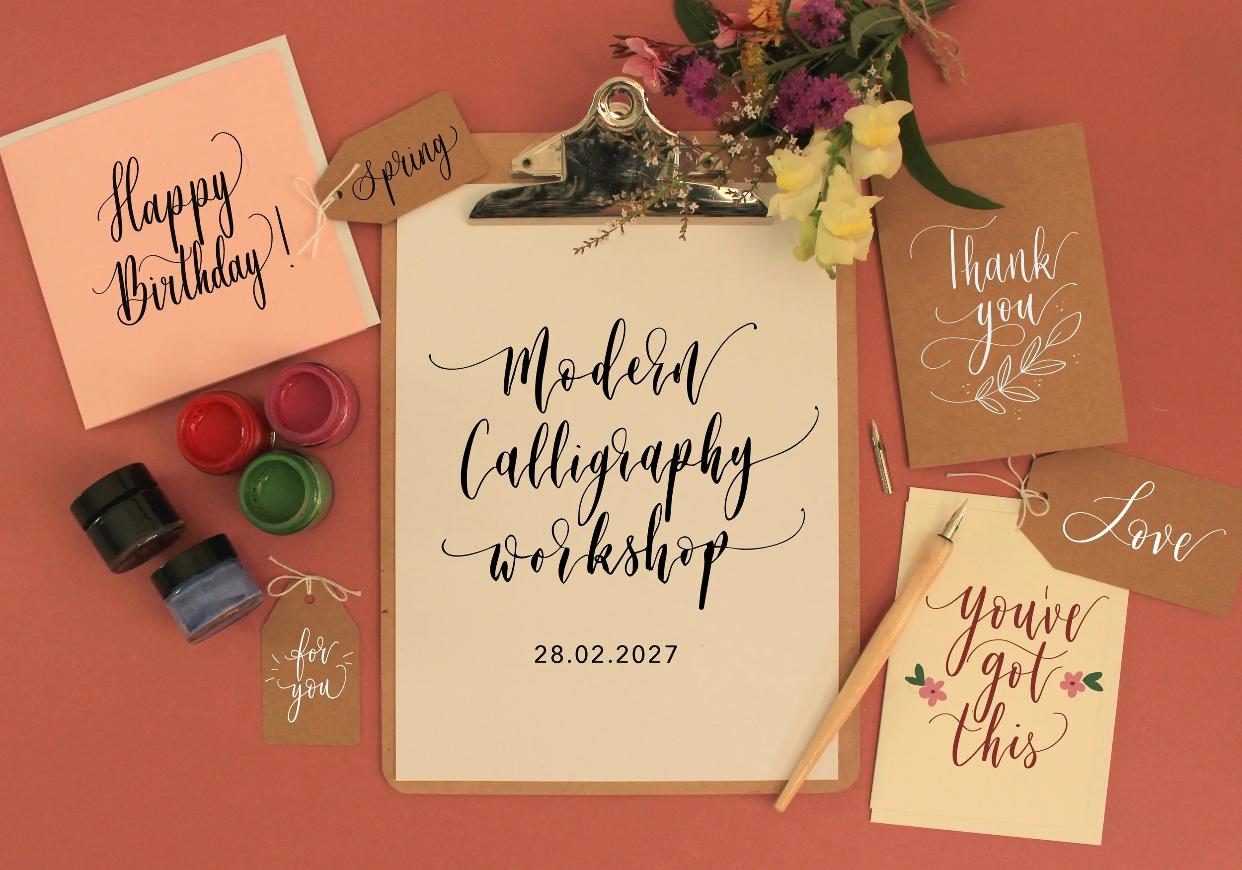 Dip Pen modern calligraphy Workshop in Hove.jpg