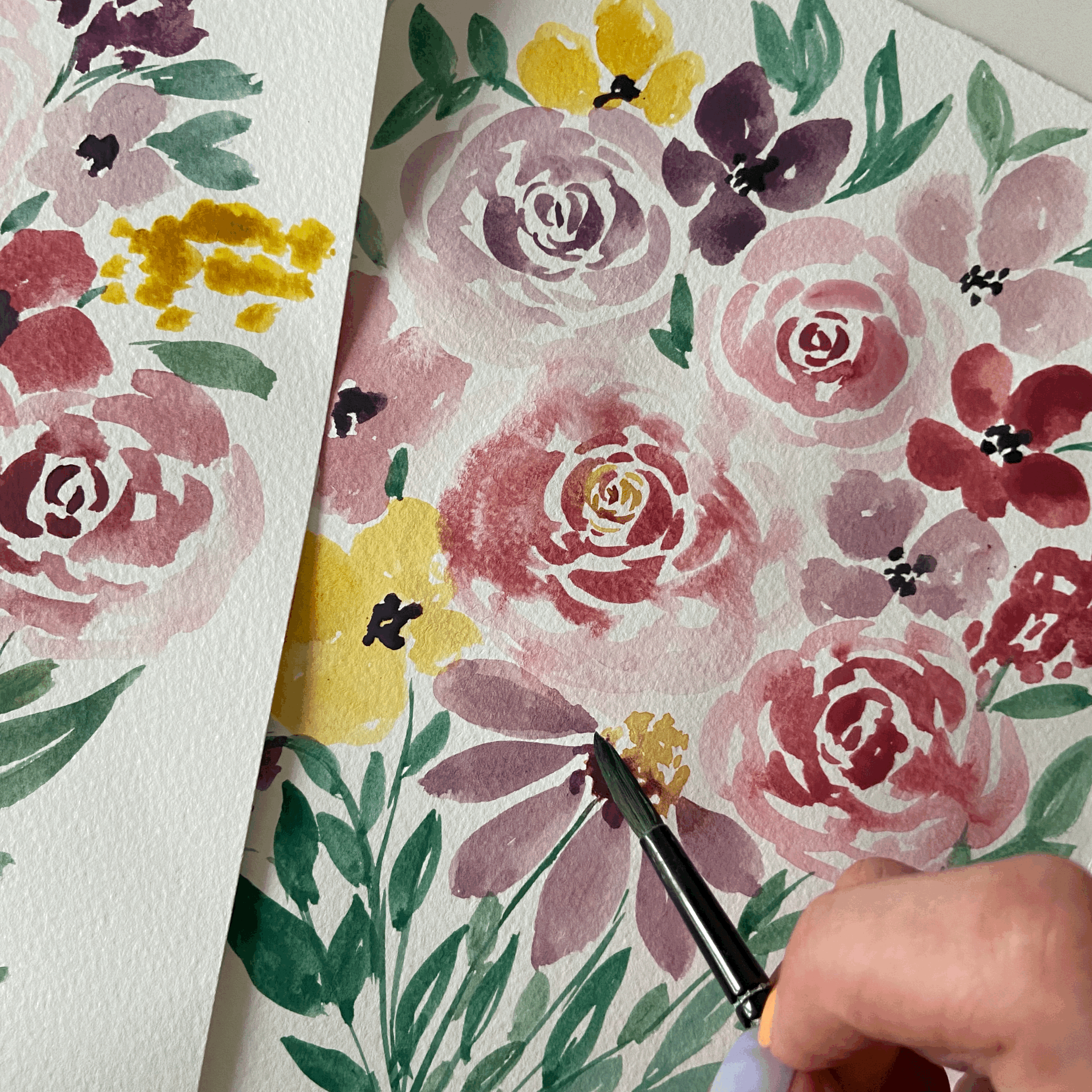 4 week watercolour course Brighton