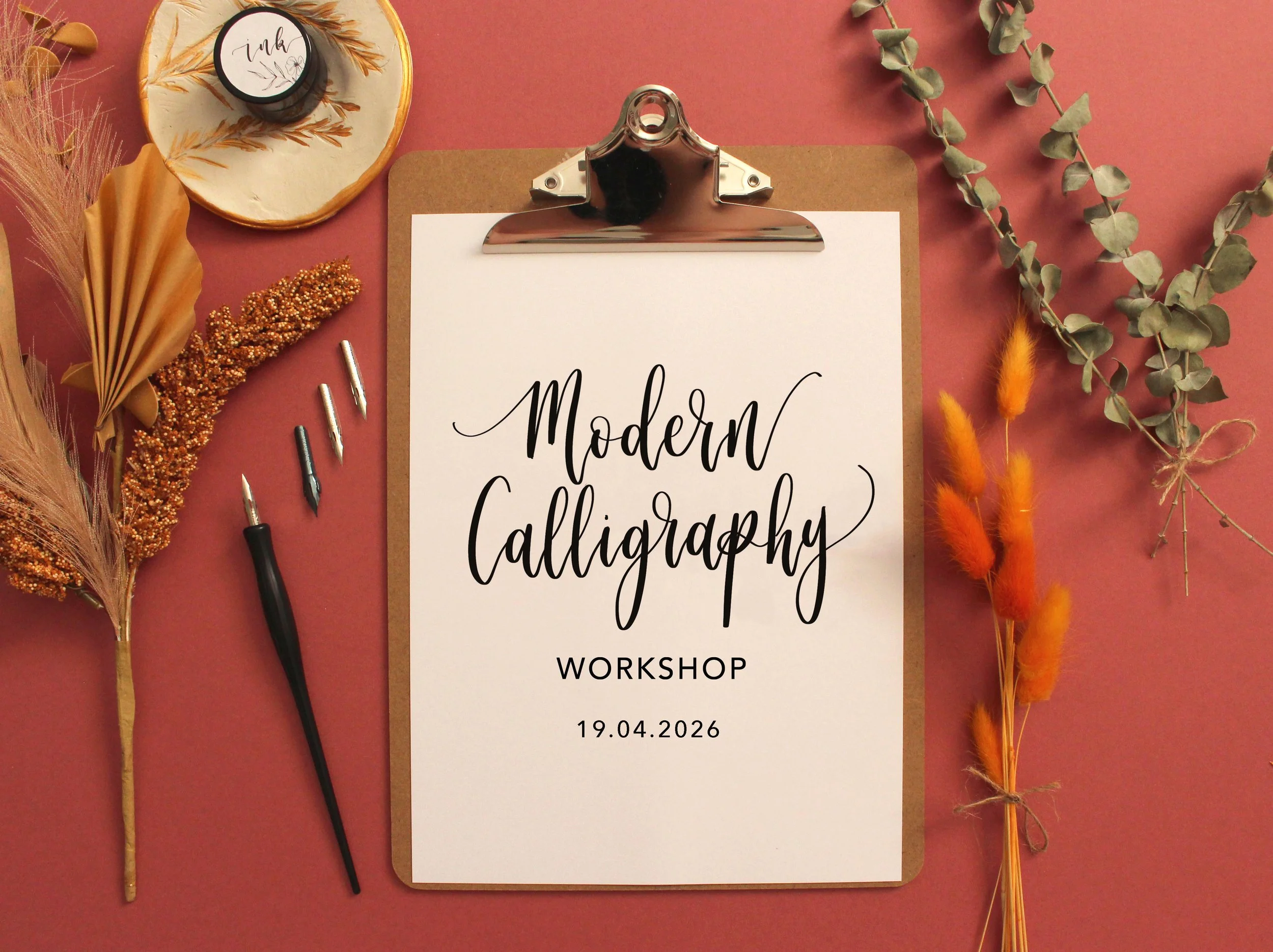 Beginners Dip Pen Modern Calligraphy Workshop - 19.04.2026, Gail's Bakery - Hove