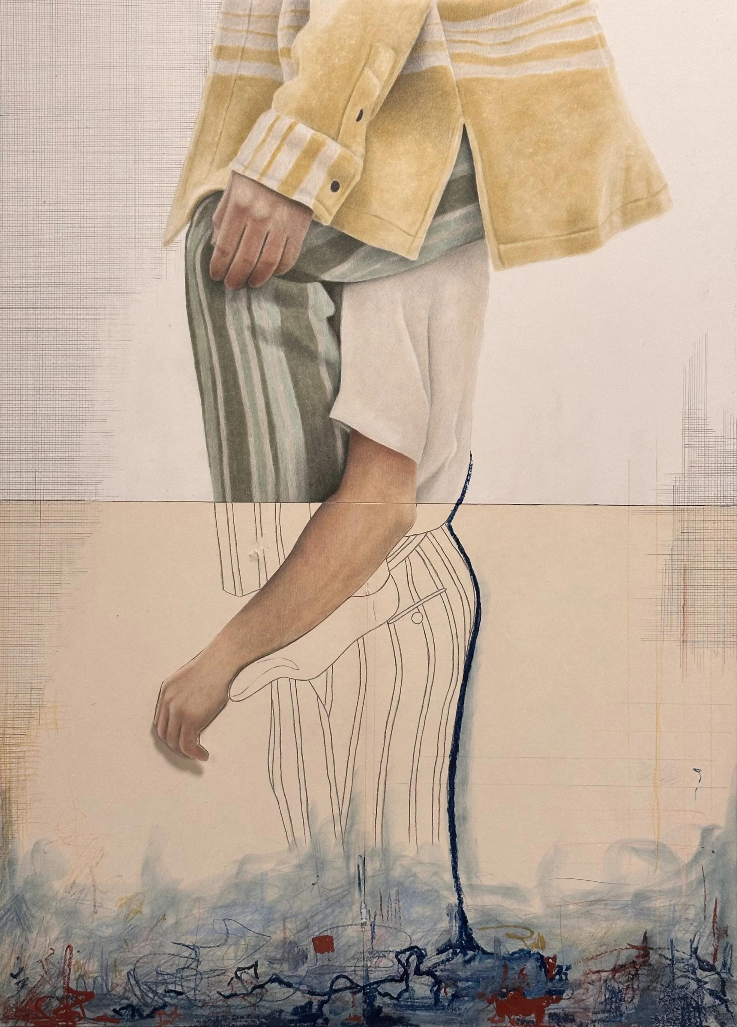 EMBER // Graphite, pastel, oil pastel & oil stick on paper // 50 x 70 cm // SOLD
