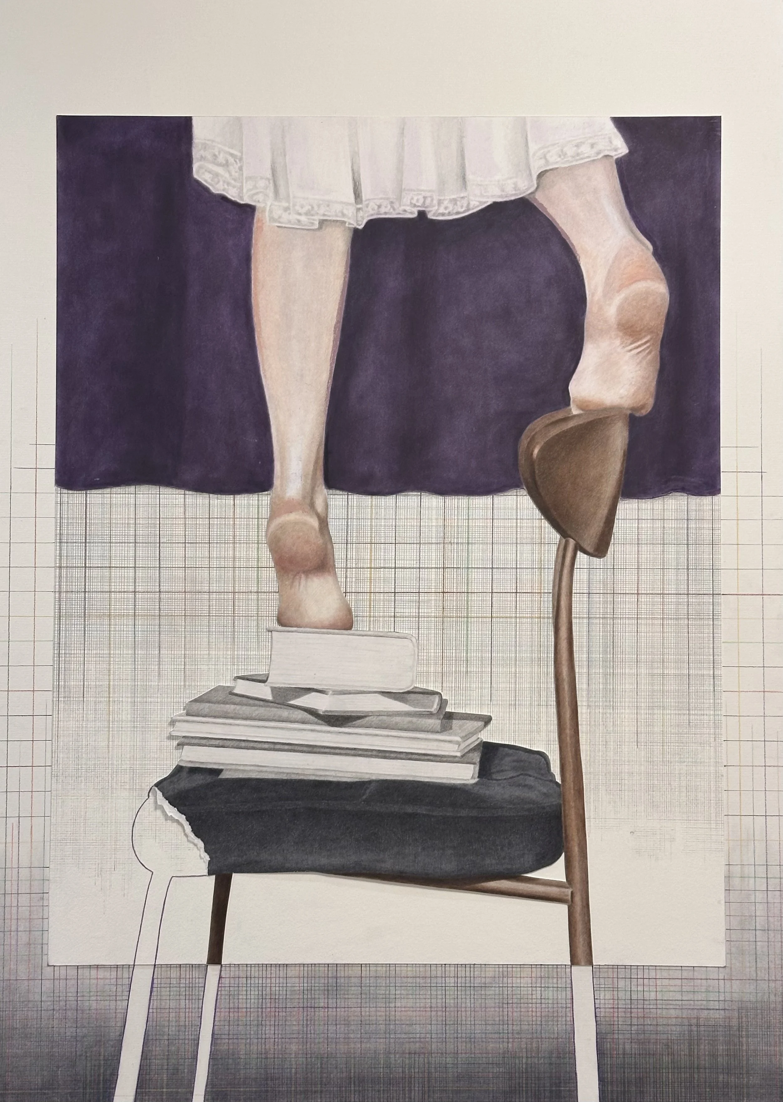 THE WISE // graphite & pastel on paper // 50 x 70 cm 