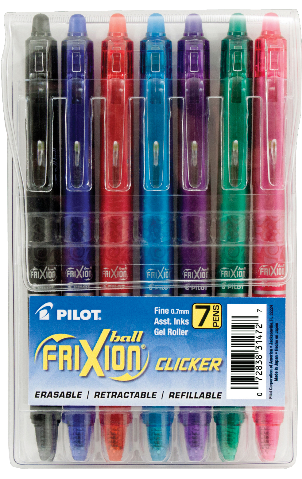 Pilot FriXion Clicker Gel Pens