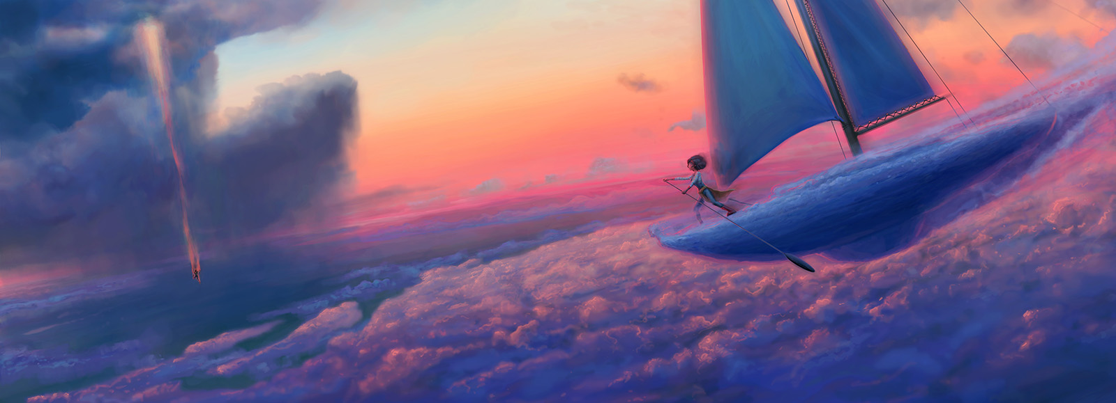 Keyframe illustration and background