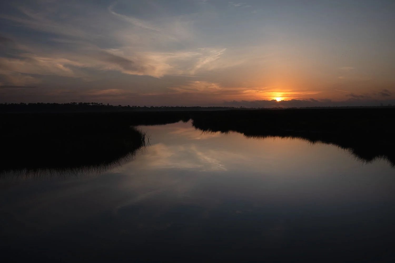 Daybreak at the Weir (Click to Explore)