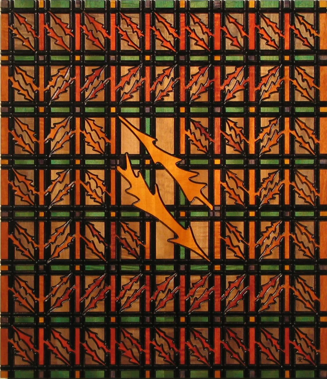 "LEAN TO" - 22.75"X19.75" - $1,250. - AVAILABLE