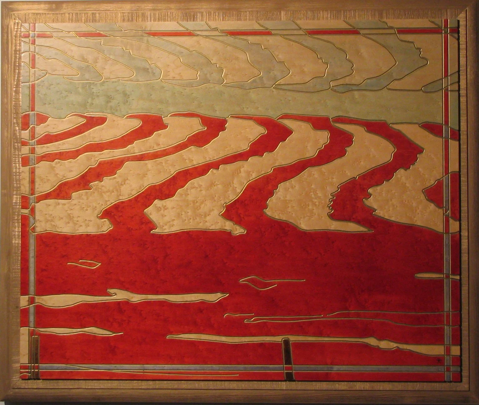 A PRAIRIE SEEN "DH" - "CLOUDBANK REFLECTION" - 24.5"X30" - $2,200