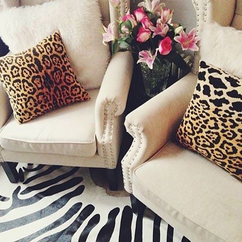 Classic leopard #AriannaBellepillows //home of @thedecorista // pillows shown are size 17x17