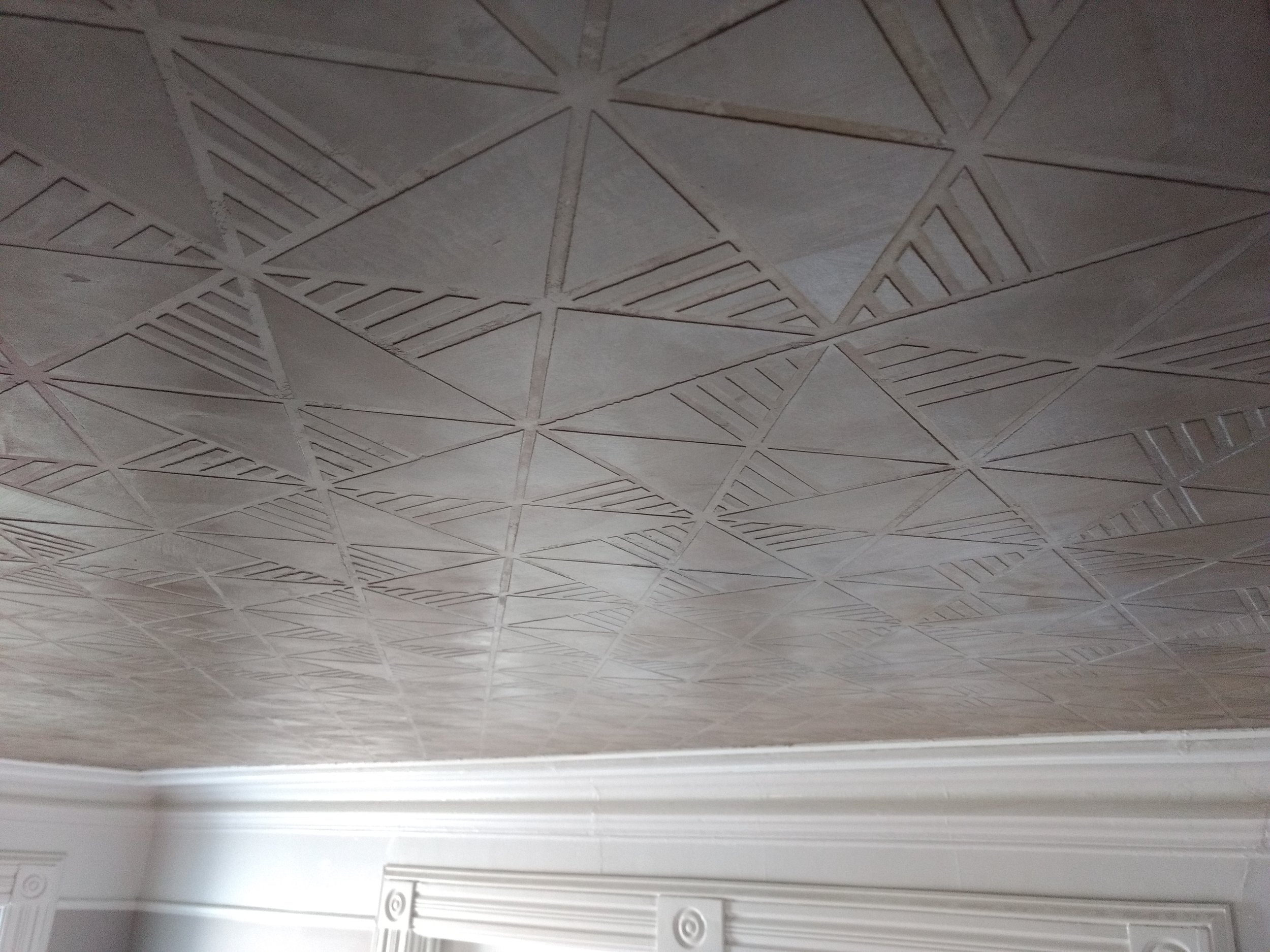Embossed Geometric Design