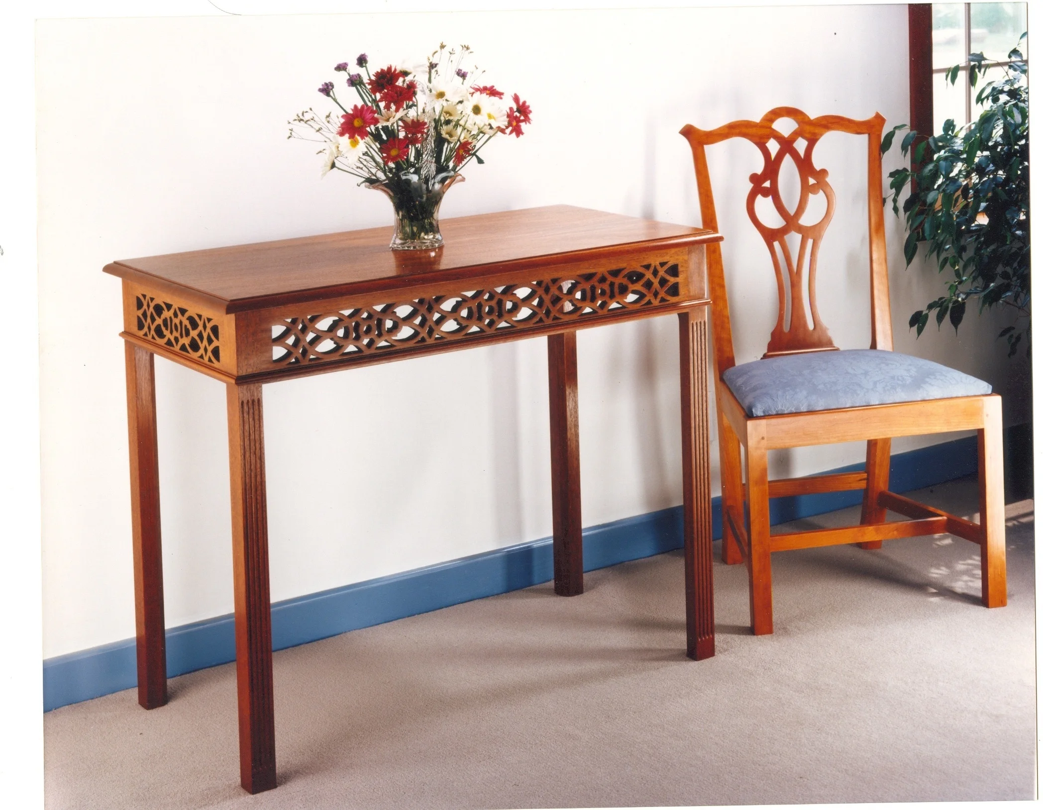Fret Side Table