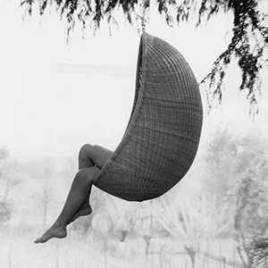 Hanging Chair, by Nanna and Jørgen Ditzel, 1957