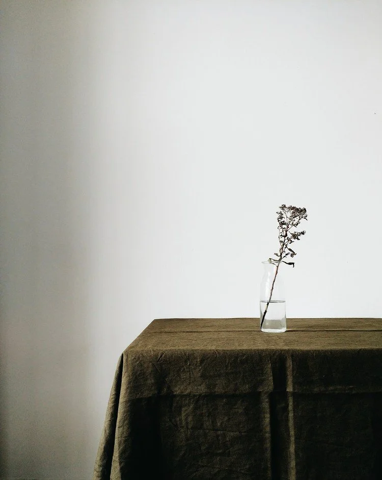 Made In Ireland, Irish Linen Tablecloth, Olive