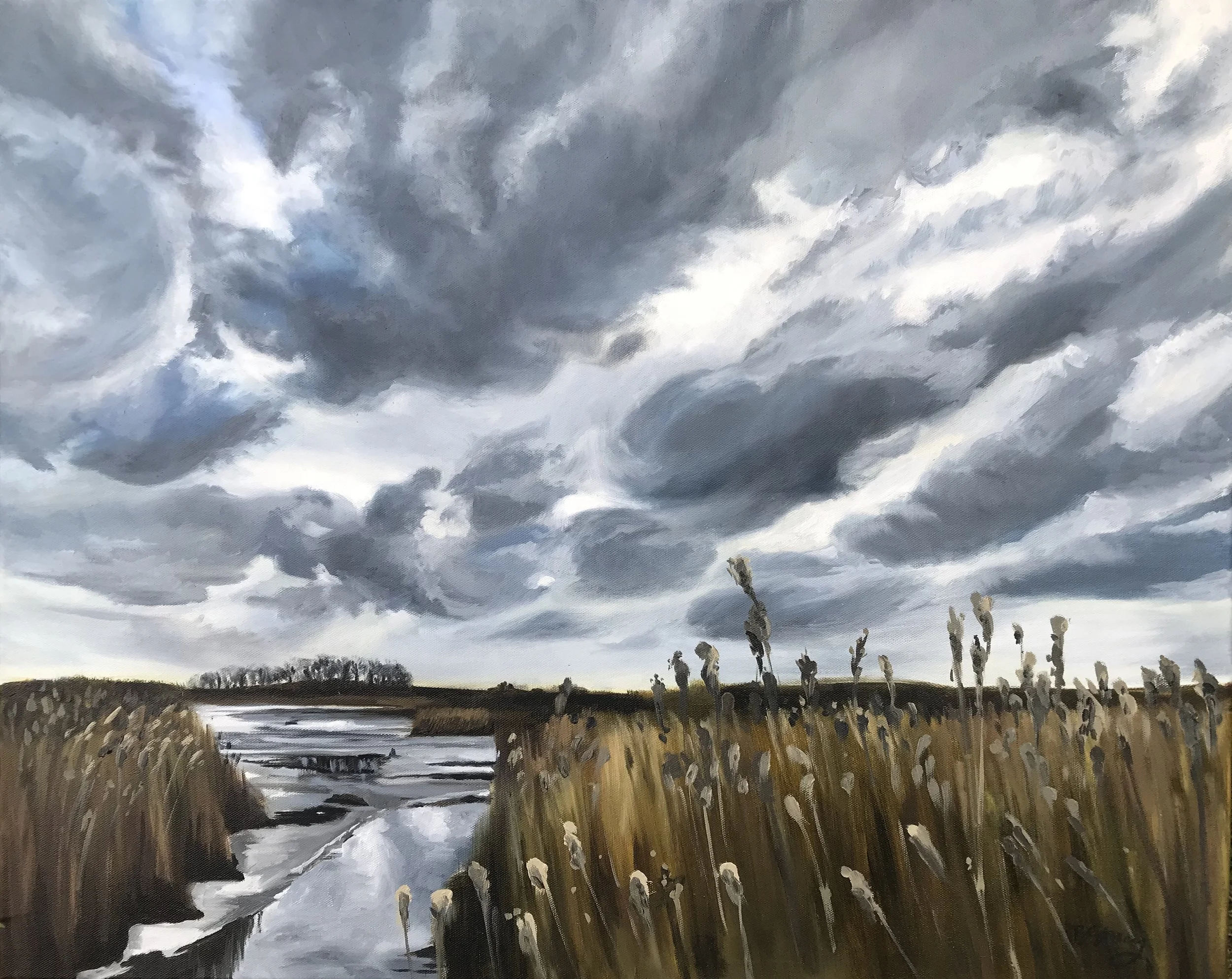 Rolling Forward//a 24x30 oil painting