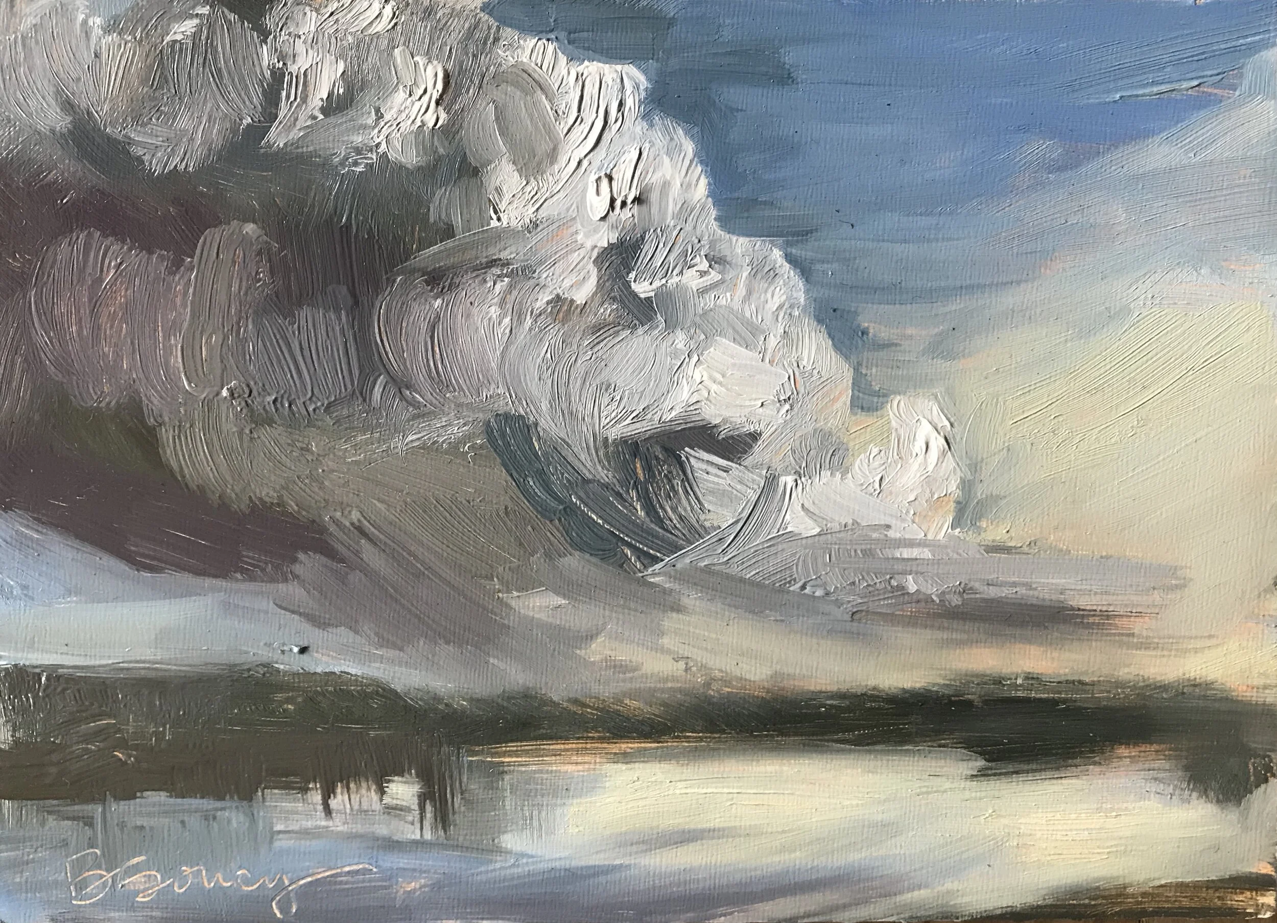 Cloud Study at Rye Harbor