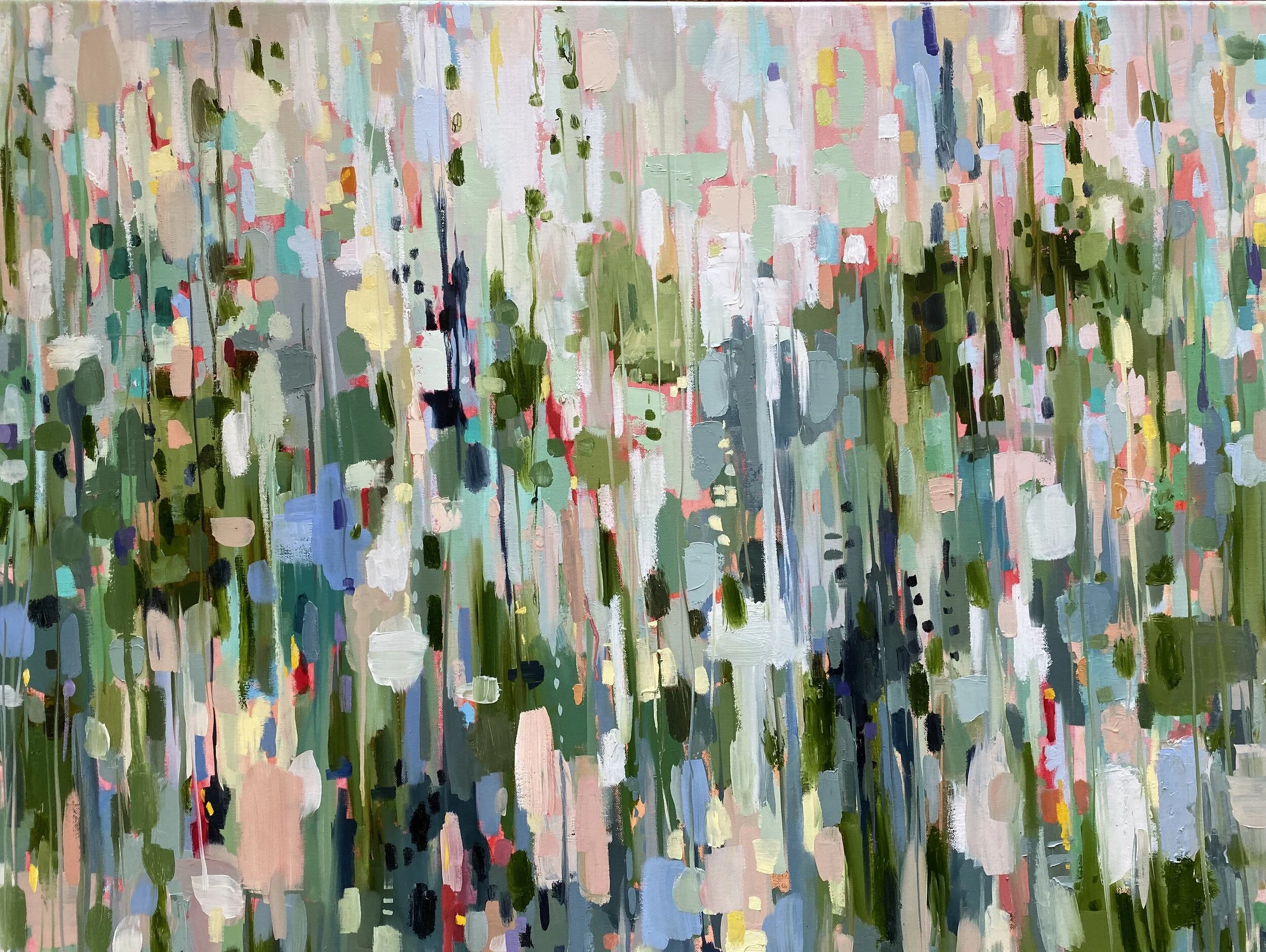 Meditations on Gratitude // a 30x40 oil painting (framed)