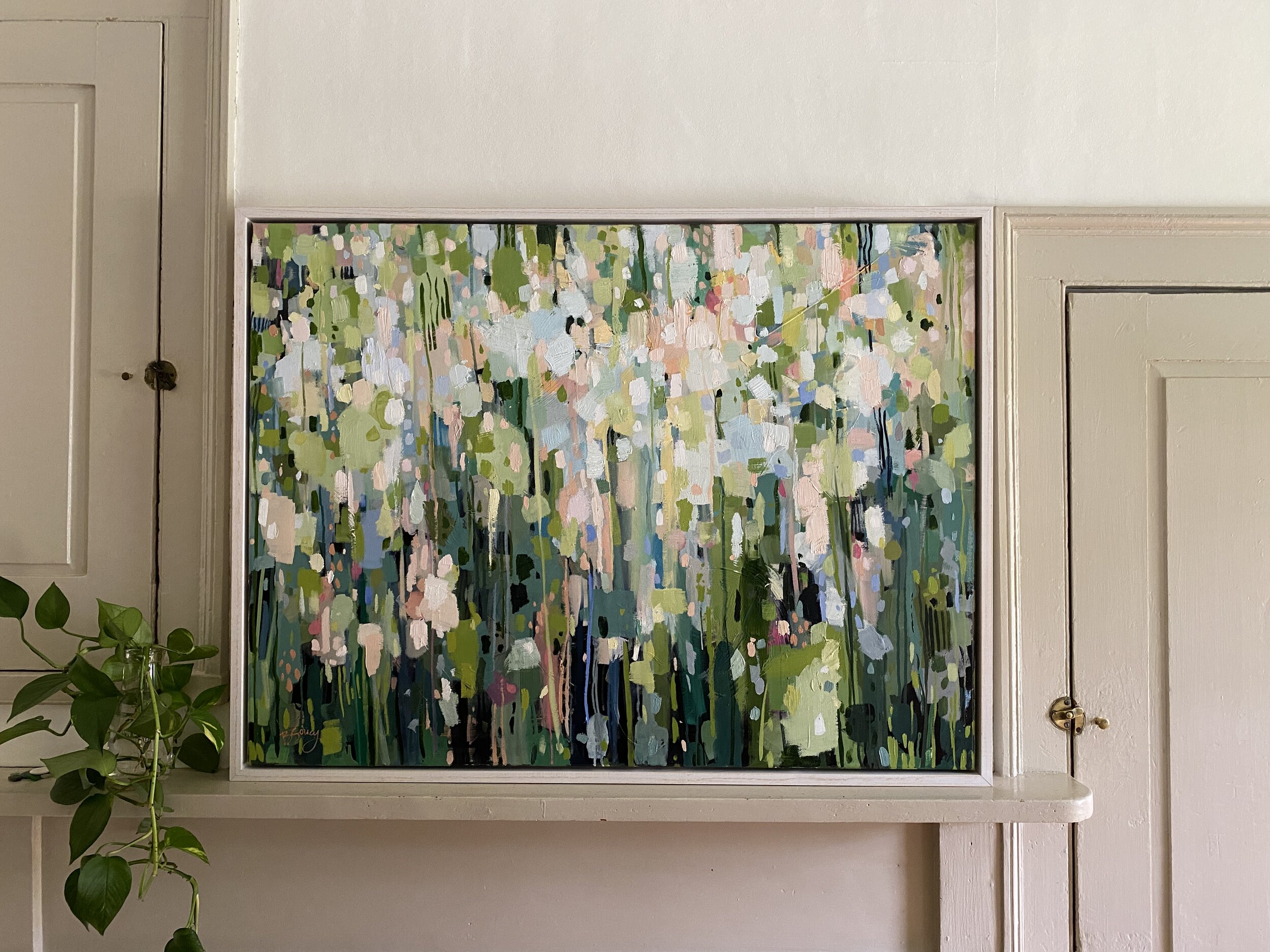 Seeking Brightness // a 30x40 oil painting