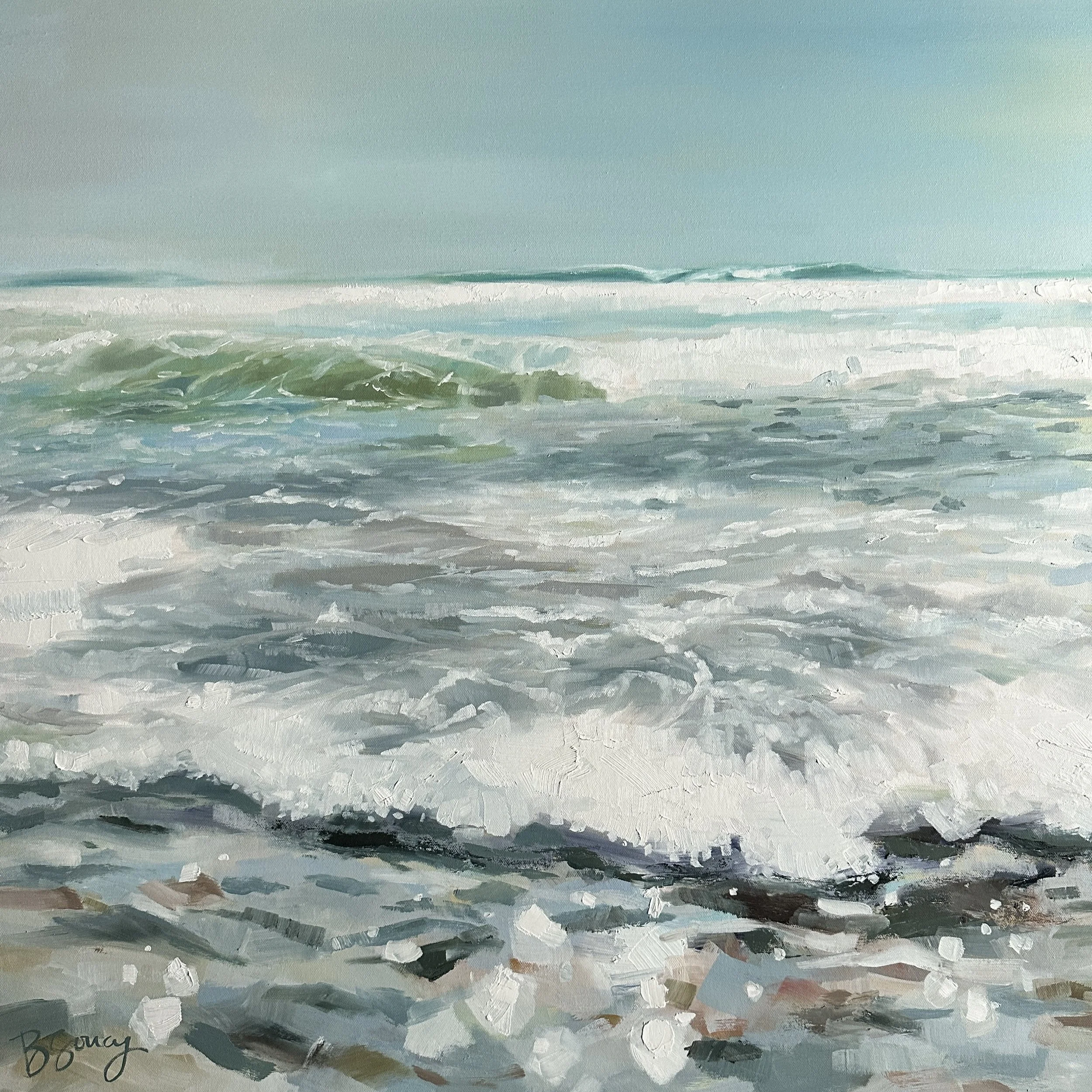 Time is My Friend // a 30x30 oil painting