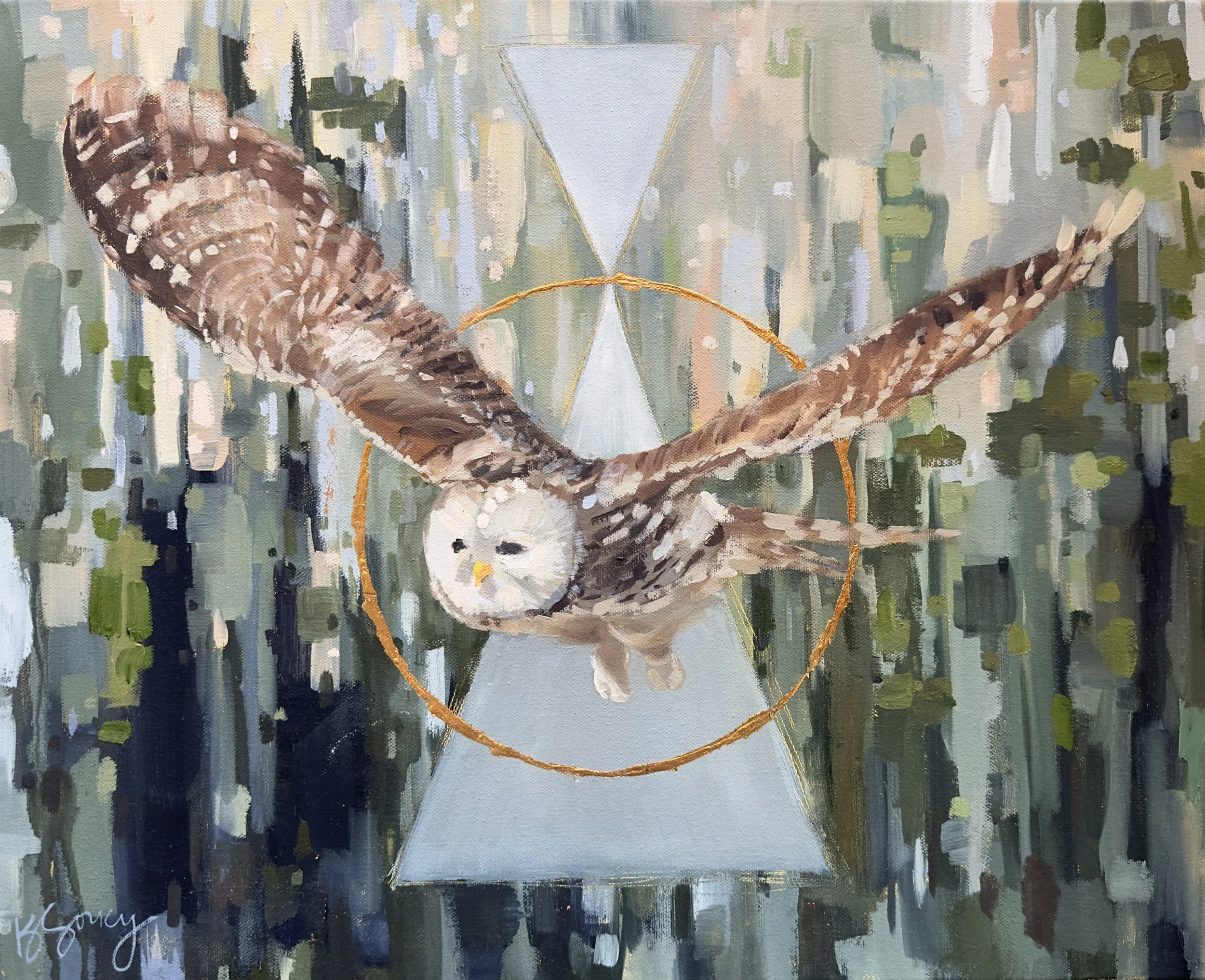 Coming to Me//a 16x20 oil painting