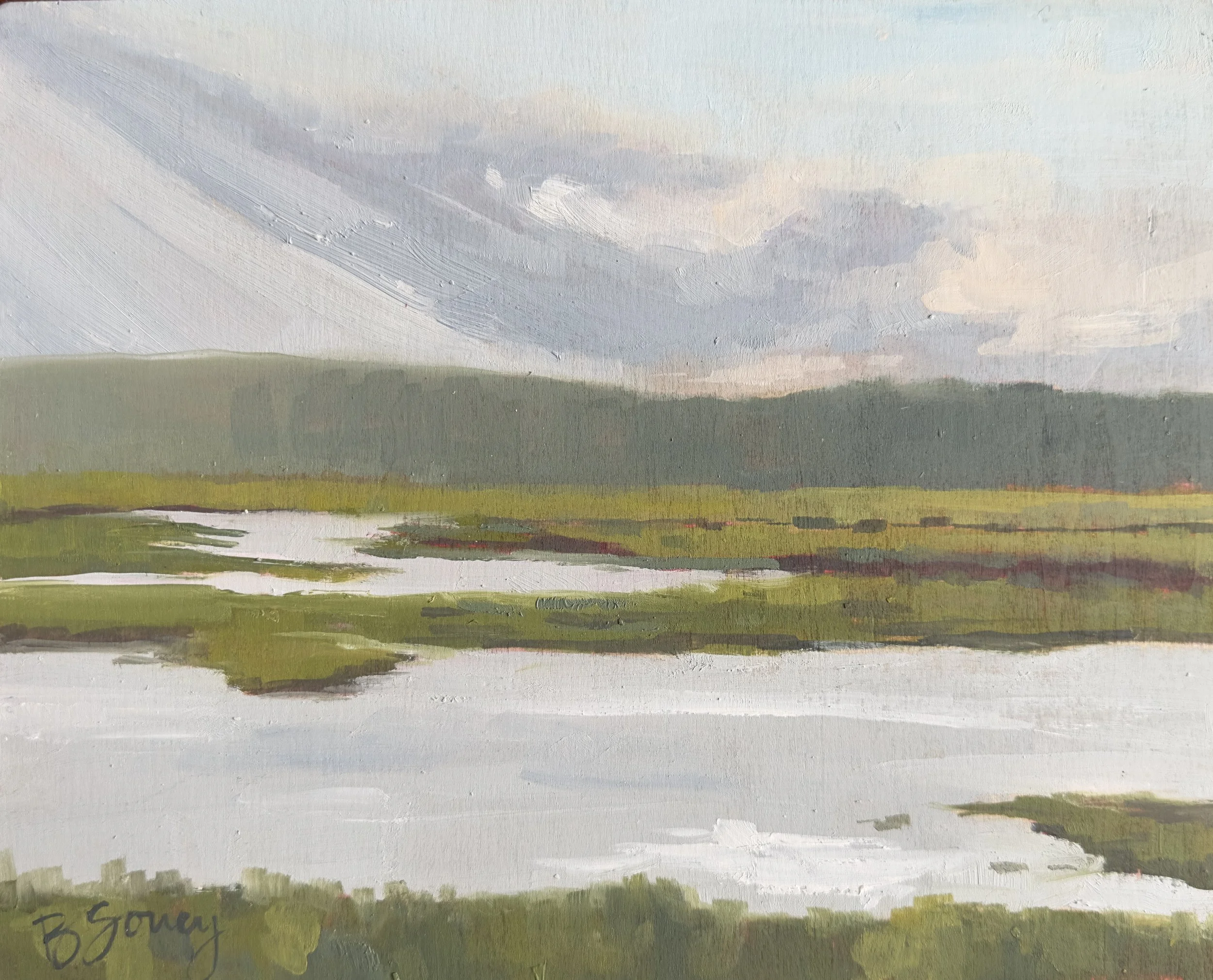 Marshland//an 8x10 oil painting