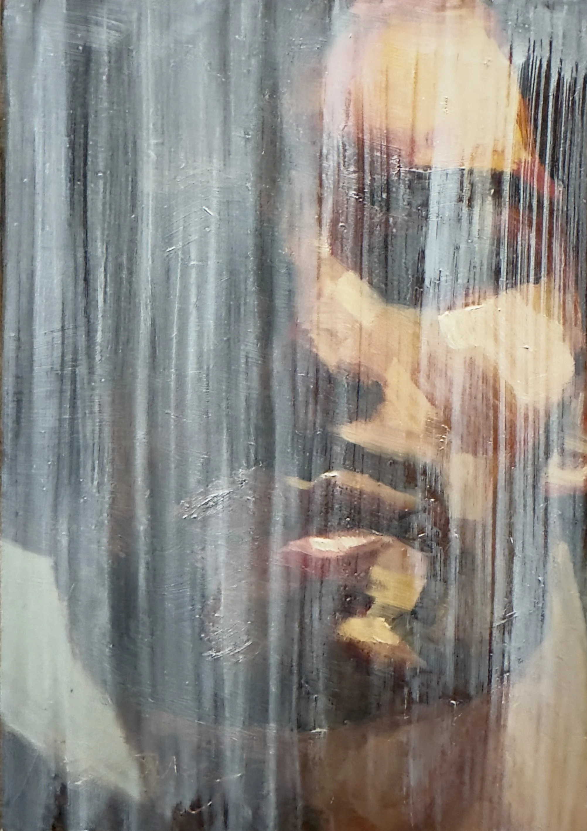 Through the Veil // a 5x7 oil painting