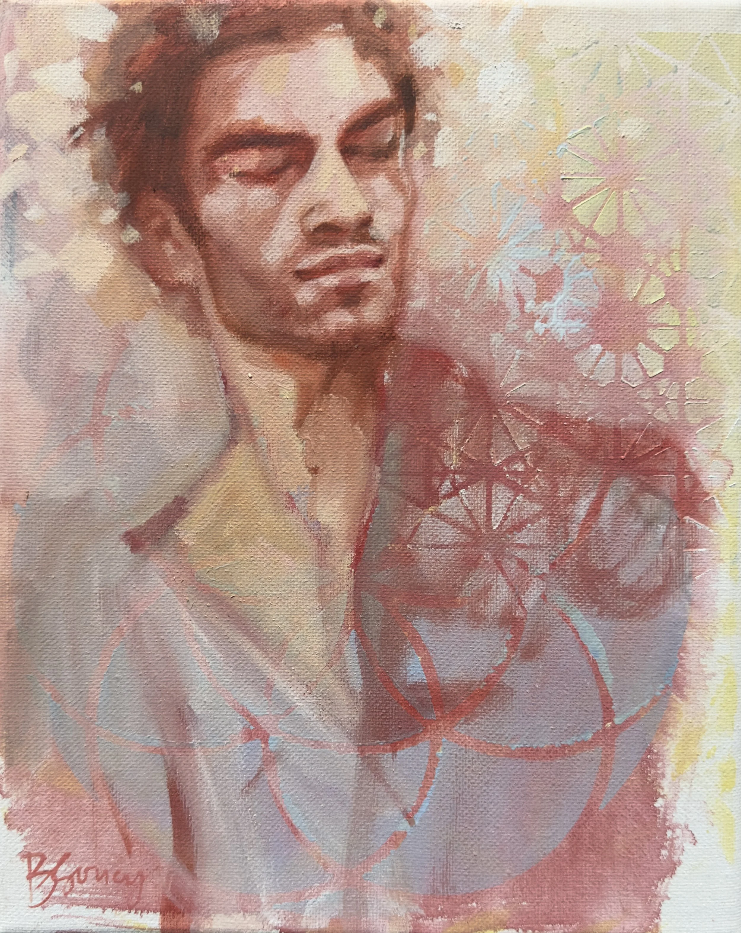 Sacred Calculations // an 8x10 oil painting