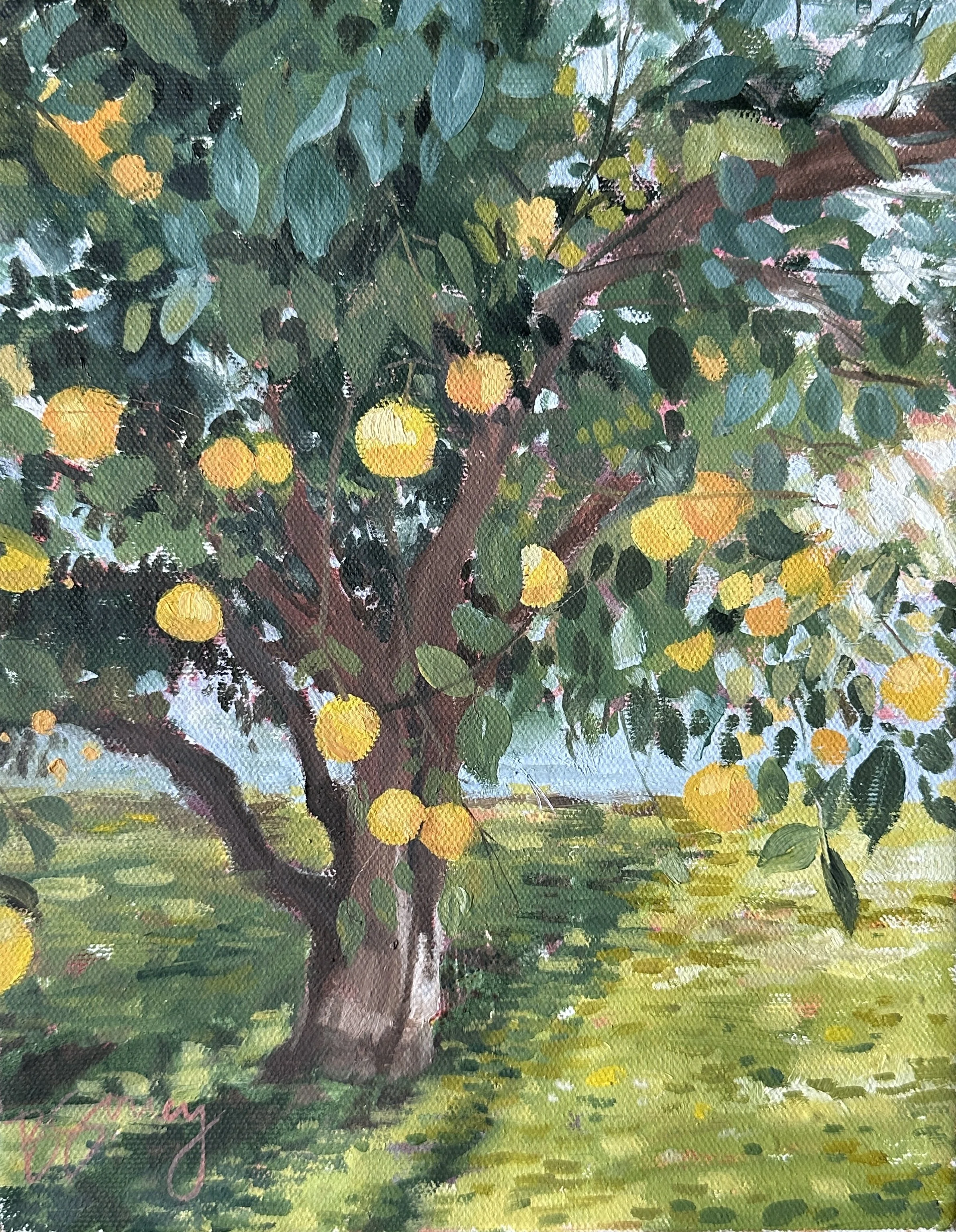 growth // an 8x10 oil painting