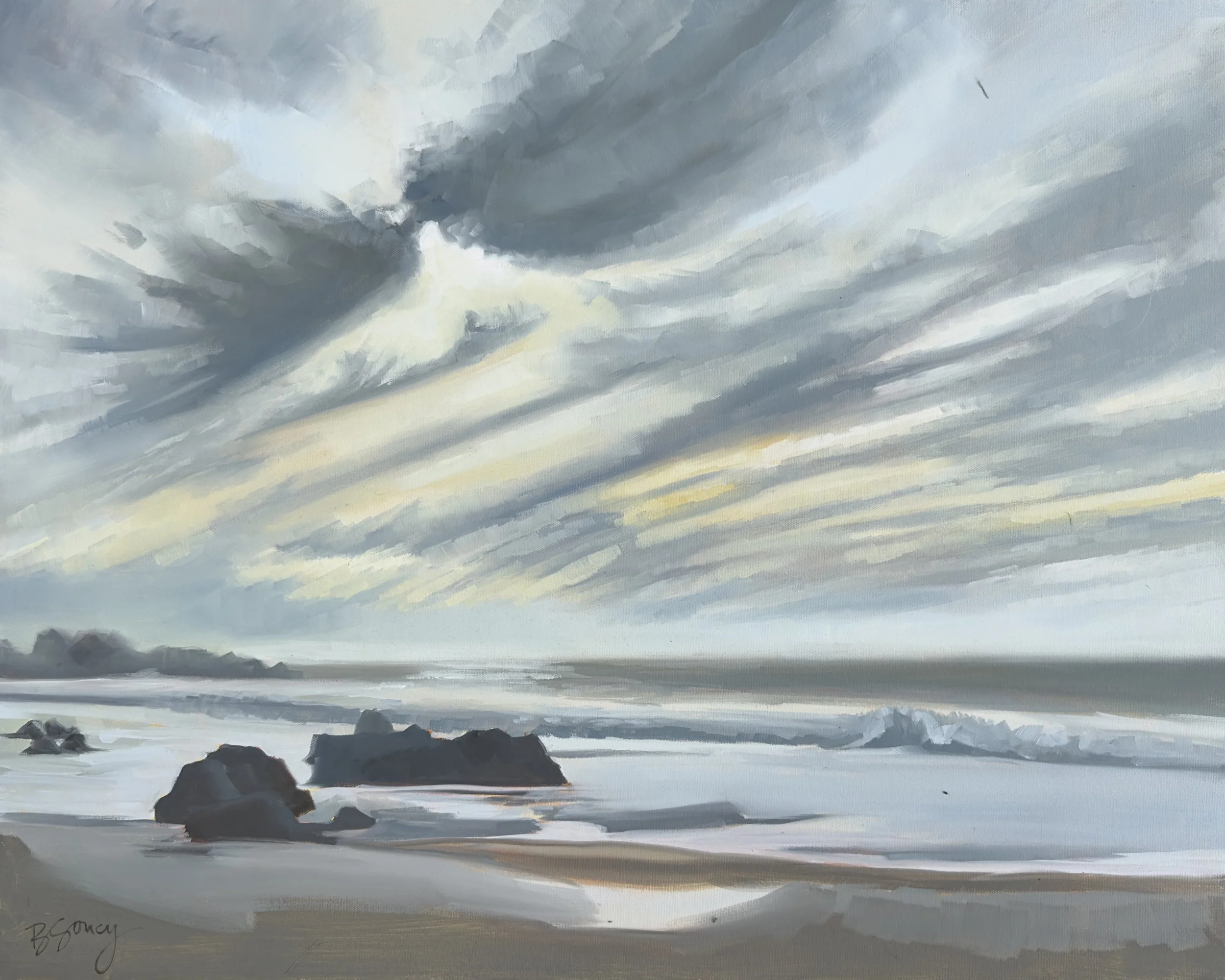 A Call To Motion// a 24x30 oil painting