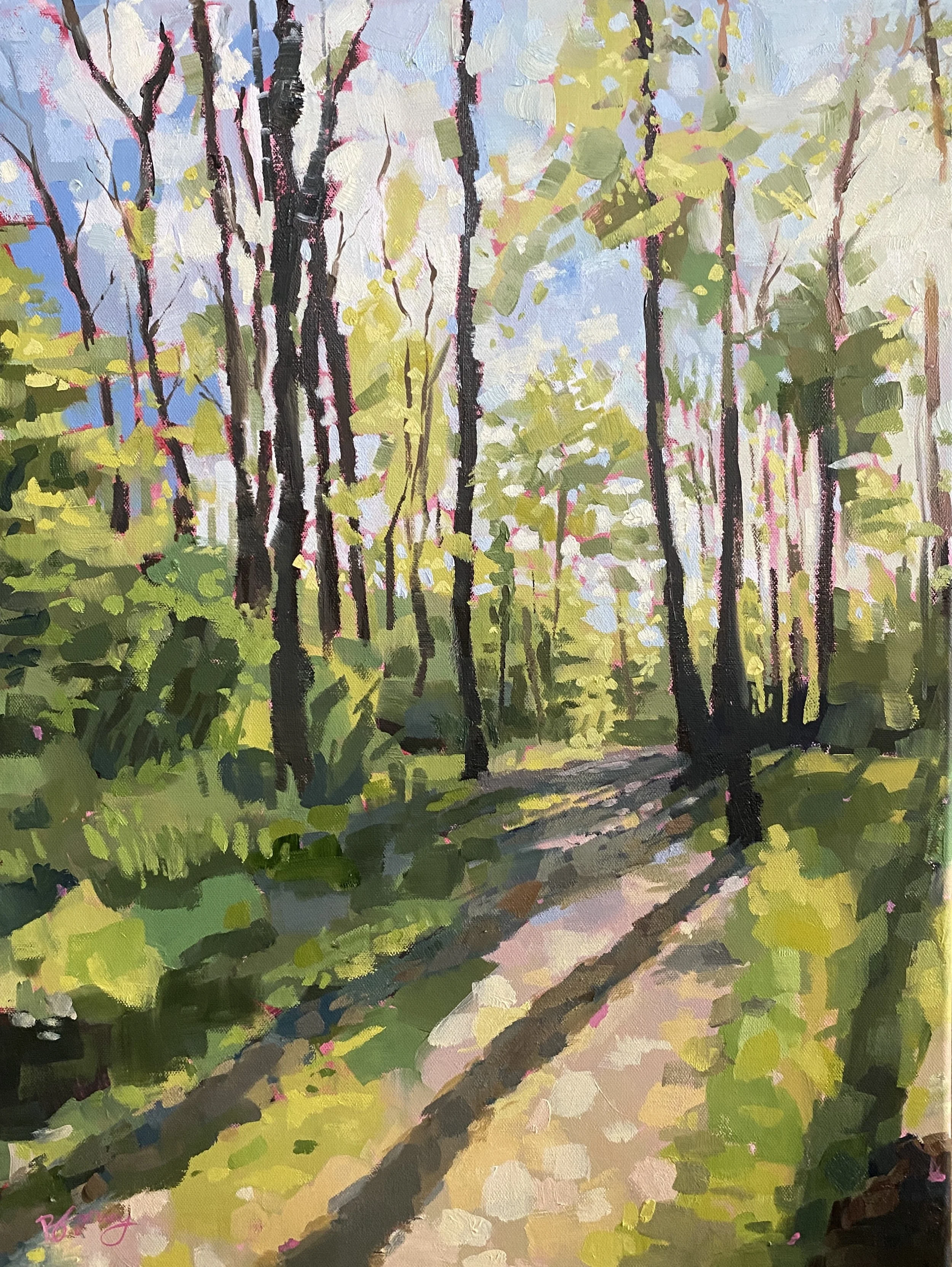 Stop and Feel//giclee print on canvas