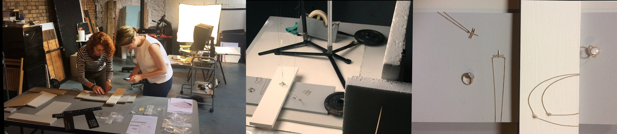 Selecting the ranges and rough layouts for jewellery