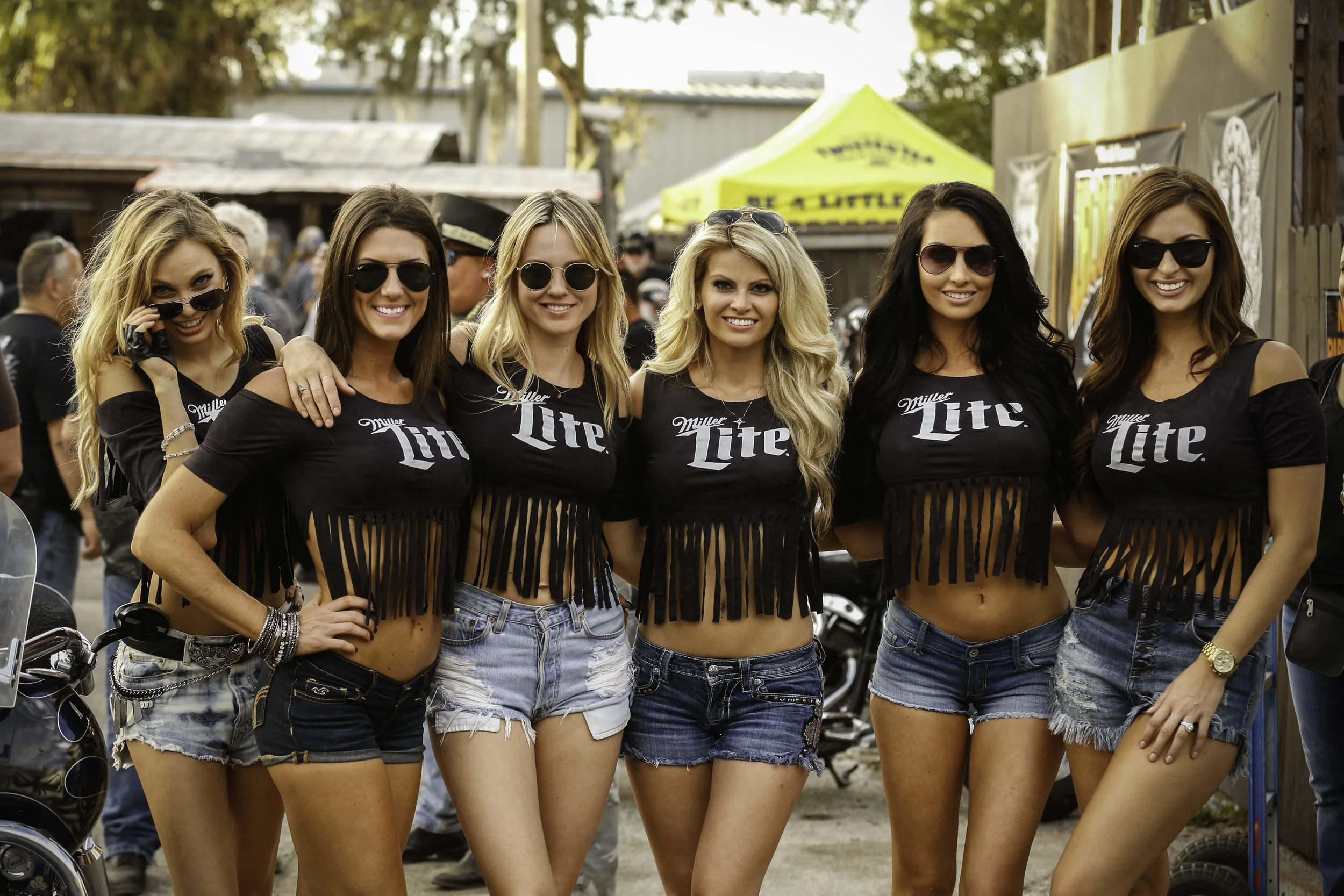 Girls of bike week shop