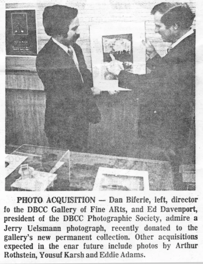 Dan Biferie and Ed Davenport, article from the Daytona Beach News Journal, 1982