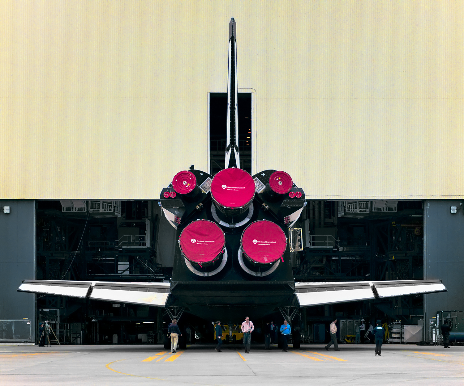  John Chakeres  Challenger, Roll Over Orbiter Processing Facility, 1985 