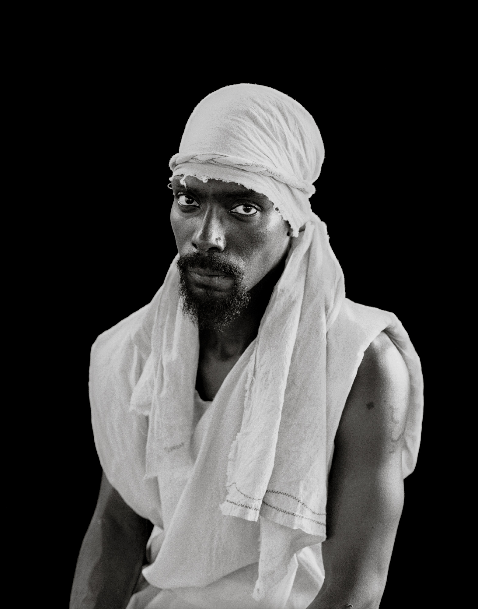  Deborah Luster,  Earl “Trinidad” Davis (John the Baptist) , from the series  Passion Play , 2012-13 