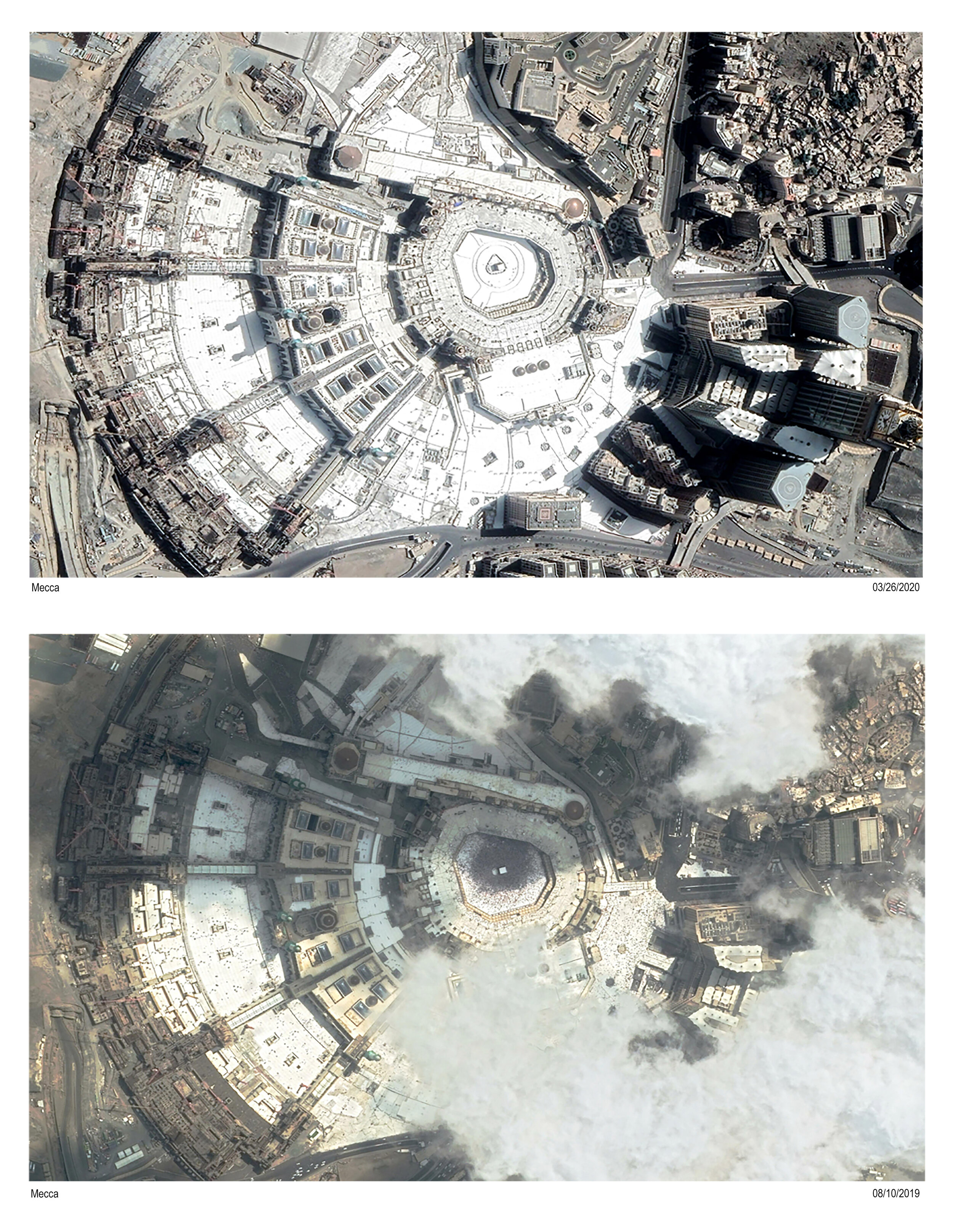  Abdullah Albohalika   Mecca,  2020  From the series: Not in Use  Google Earth Photo, Digital Inkjet Print 