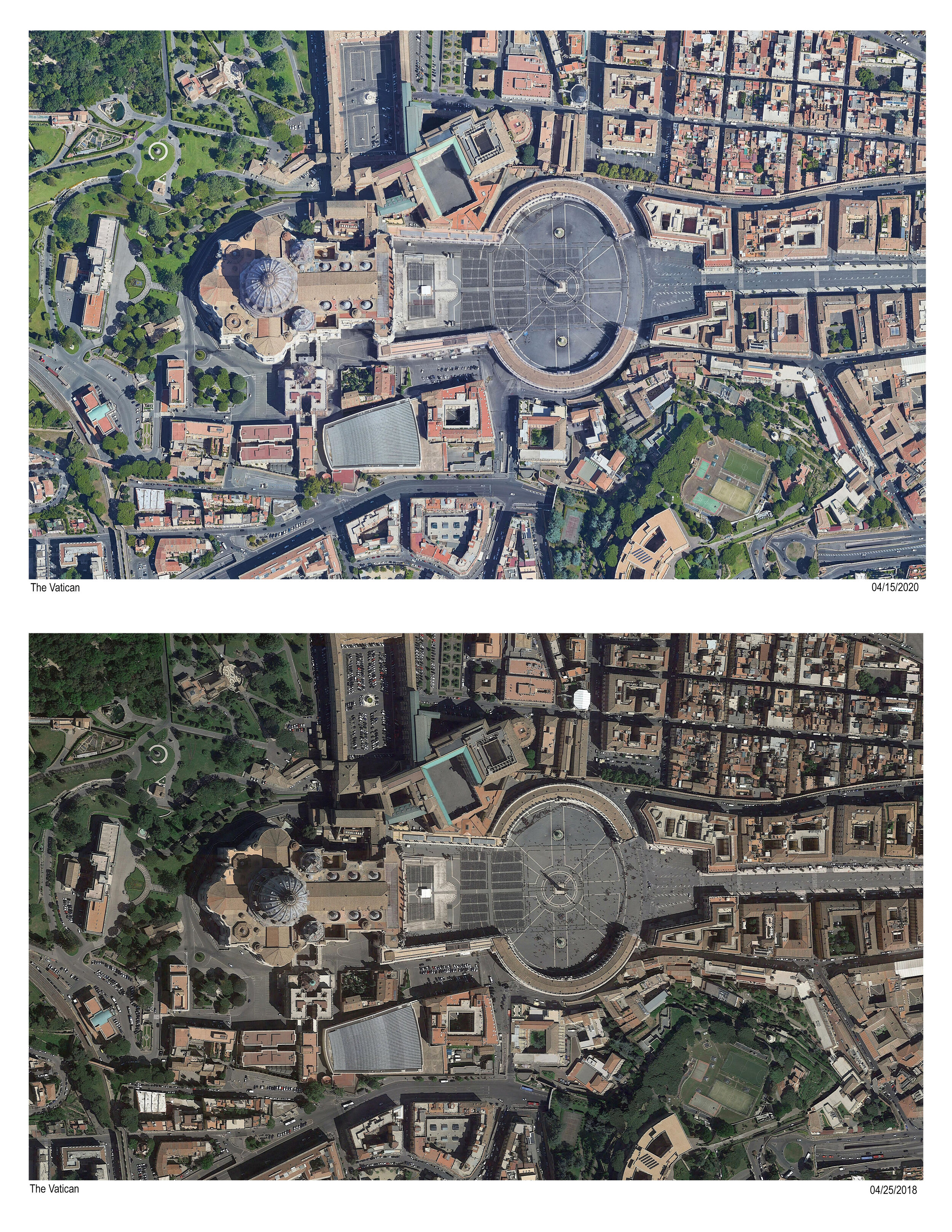  Abdullah Albohalika   Mecca,  2020  From the series: Not in Use  Google Earth Photo, Digital Inkjet Print 