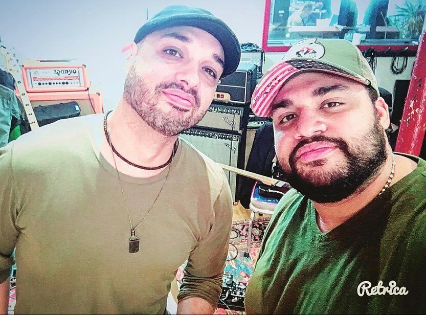 Help me wish a happy bday to my brotha from another motha and one of the baddest cats out there! @rickystrings1 I&rsquo;m always inspired to learn from you bro!