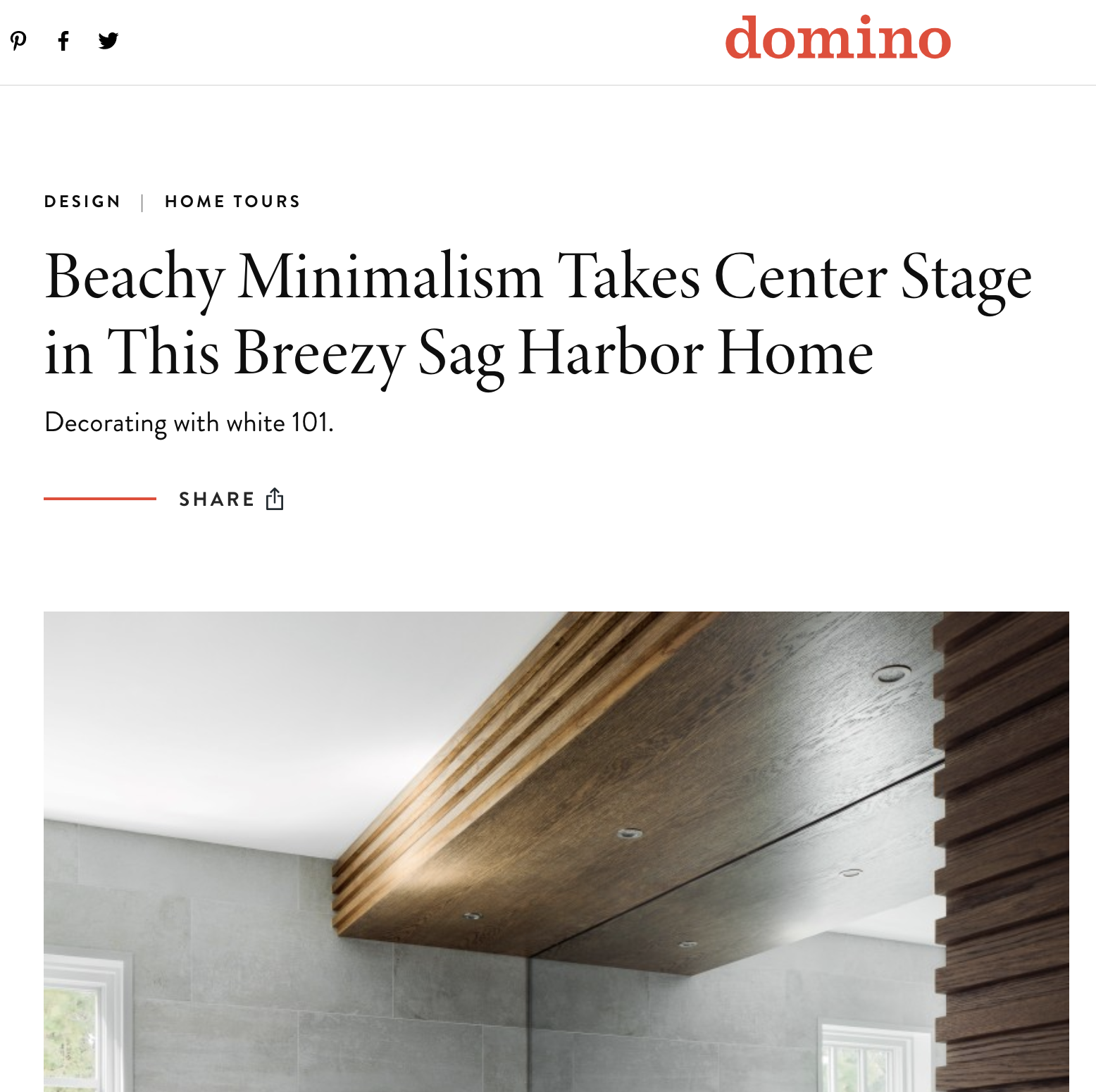 Domino Magazine: February 2019