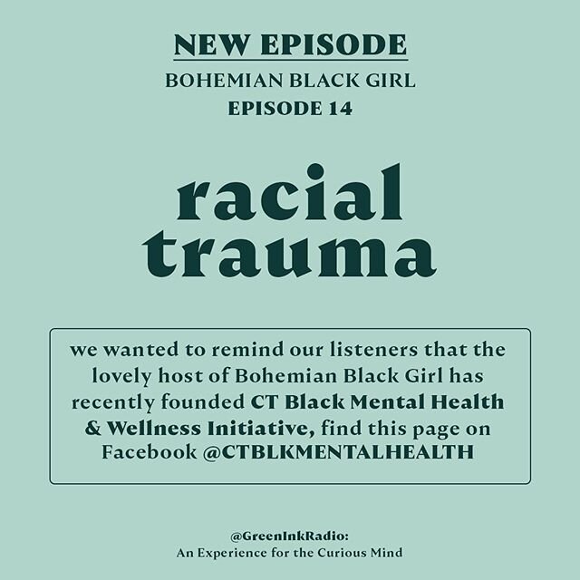 ‼️ BRAND NEW EPISODE ‼️ In this episode our host speaks with Dr. Dani Ren&eacute;e, Ph.D., LMFT of Harmony Cove Therapy, LLC. They discuss racial trauma and multigenerational trauma as well as post traumatic slave syndrome in the Black community. The