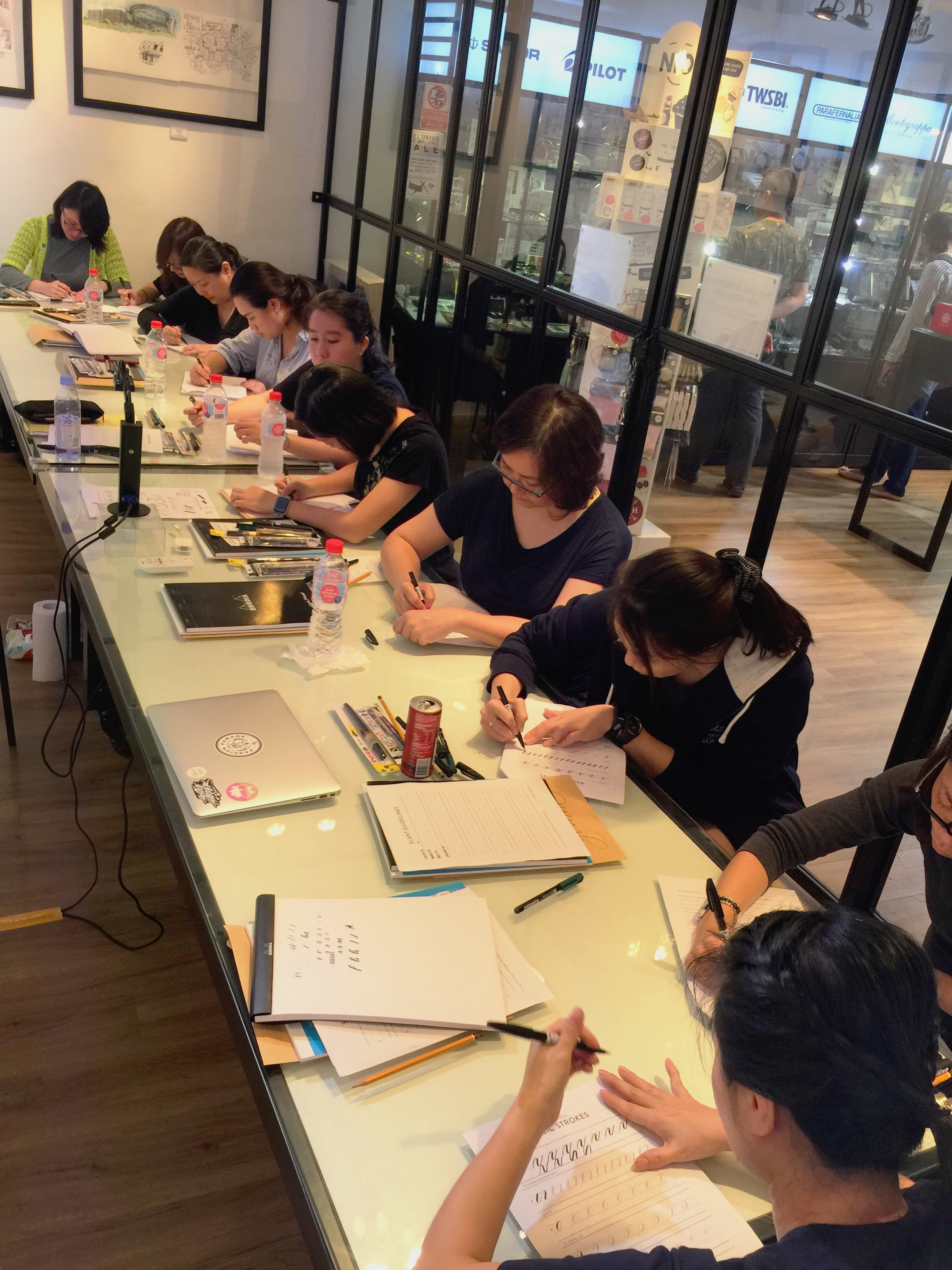 Brush Calligraphy Workshops @ Overjoyed Art Store