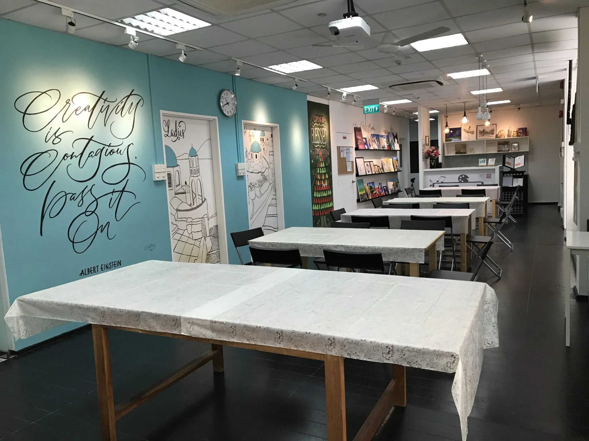 Canon X The Arts Market Calligraphy Wall Mural Leah Design