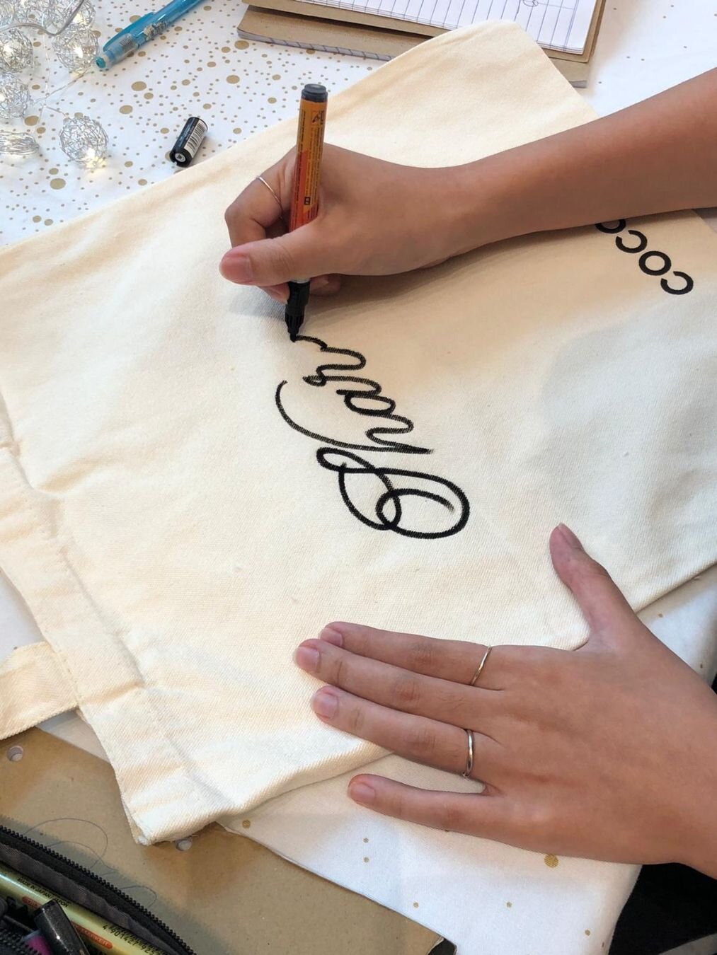COCOMI Live Calligraphy Tote Bag Customisation - Leah Design1.jpg