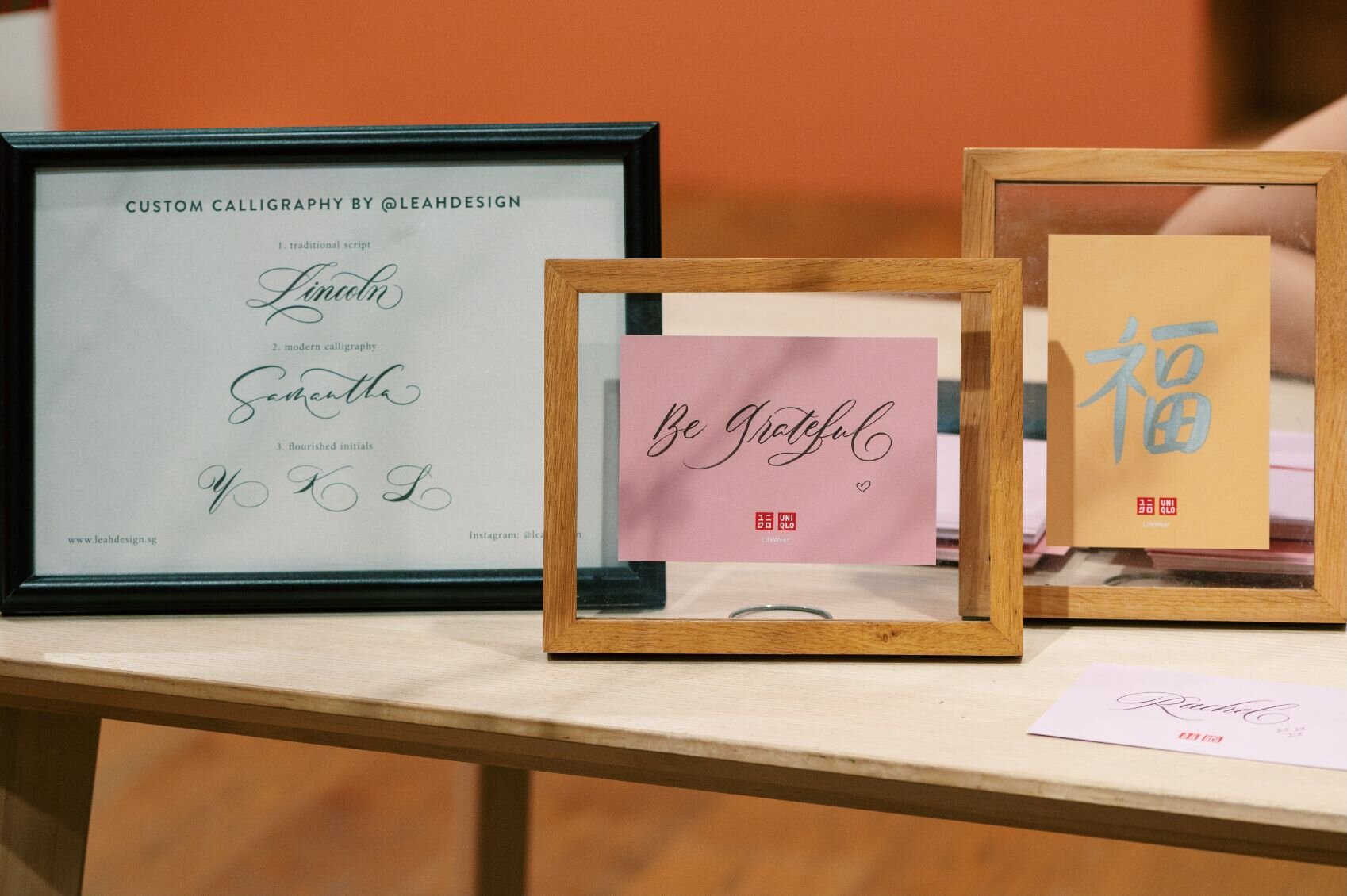 Live Calligraphy Event - Uniqlo - Custom Calligraphy Singapore 6.jpg