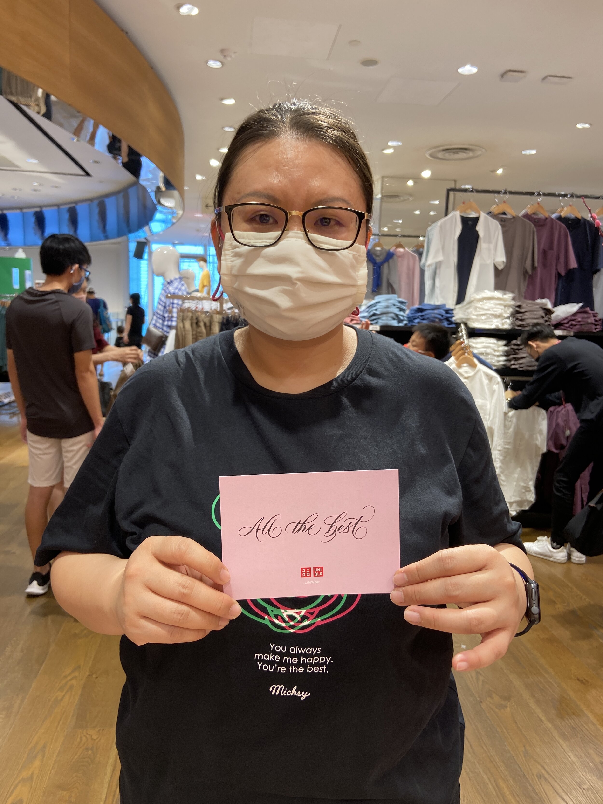 Uniqlo Singapore - Live Calligraphy Card Customisation - Leah Design - Singapore Calligrapher18.JPG