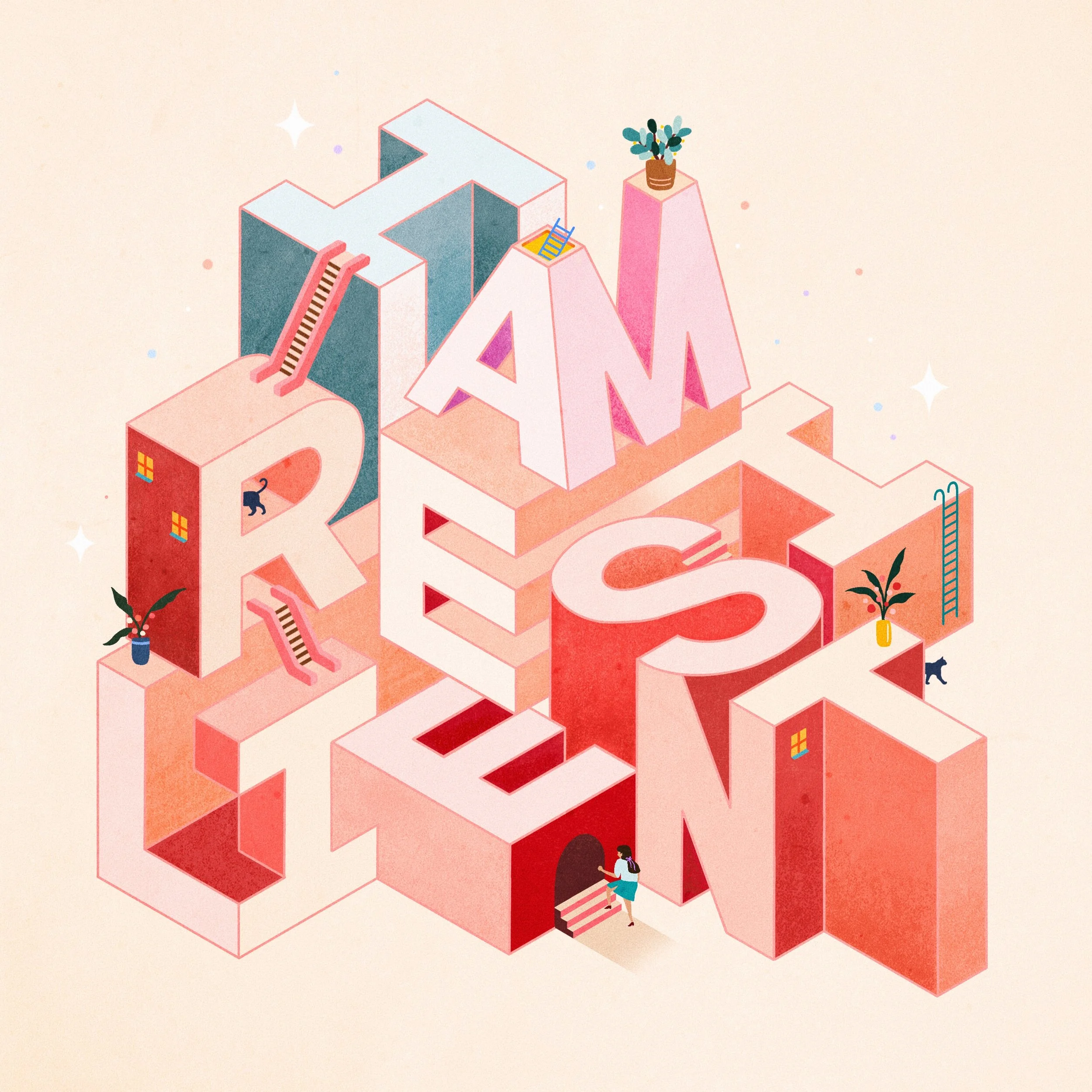 Card & Sticker Designs - Lettering & Illustration — Leah Design ...