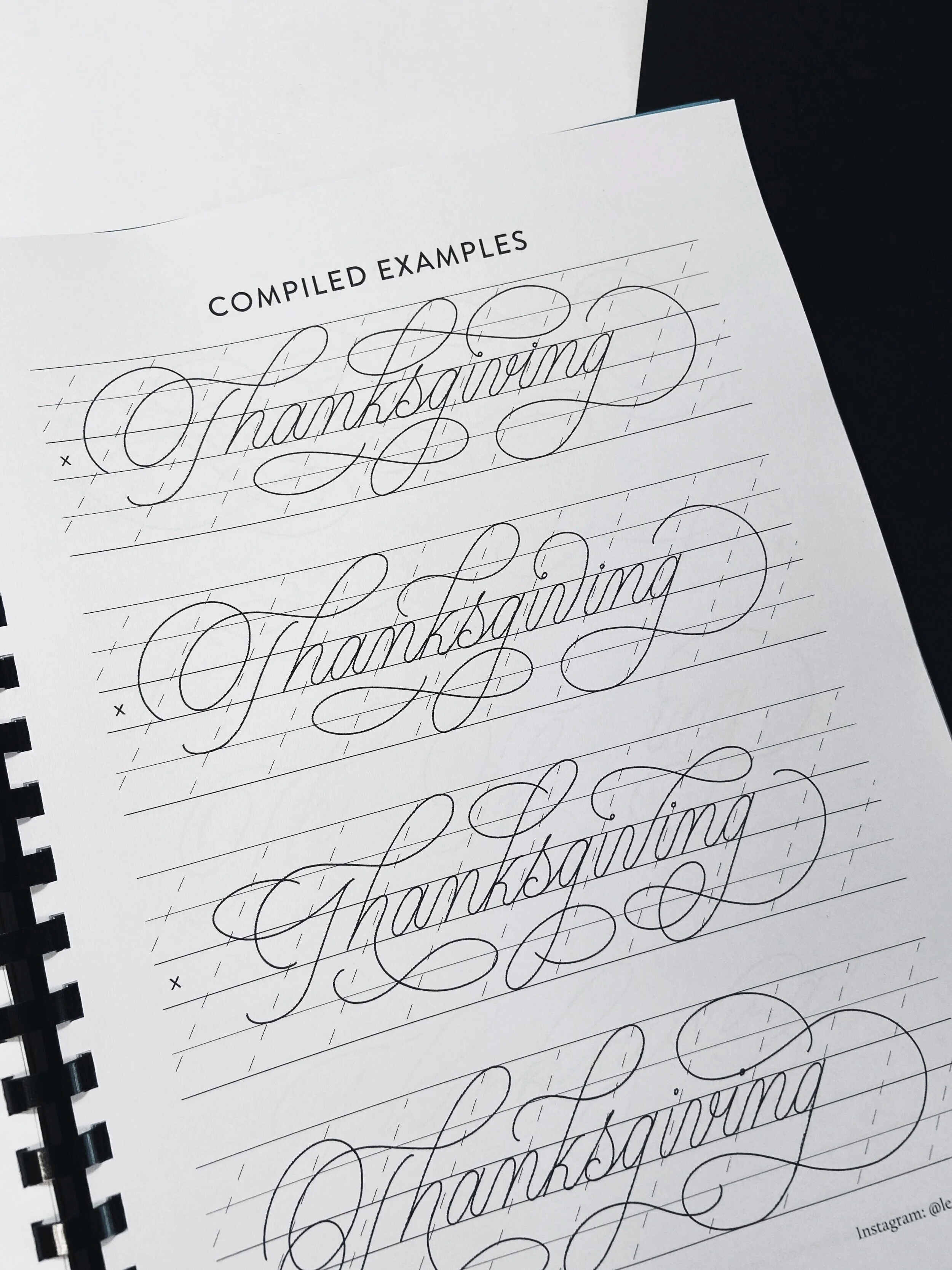 The Ultimate Calligraphy Course - Calligraphy Kit Composition and Layout Worksheets