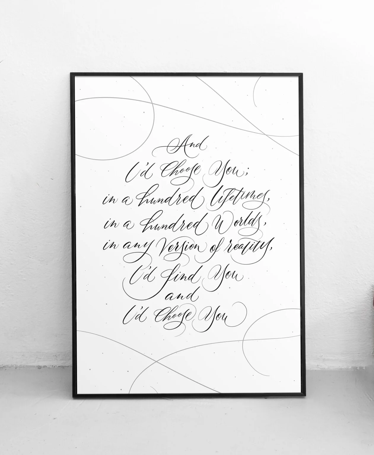 Custom Calligraphy Art - Singapore Calligrapher